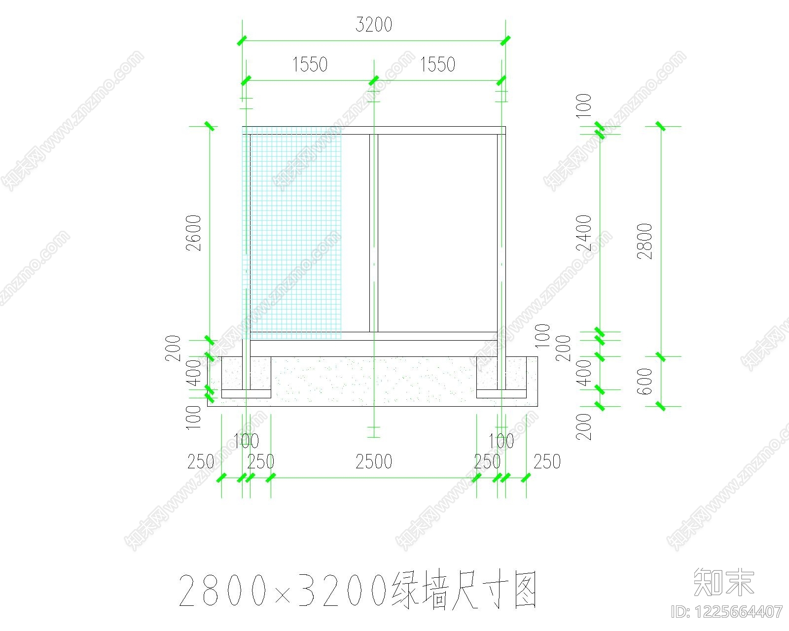 景观节点cad施工图下载【ID:1225664407】