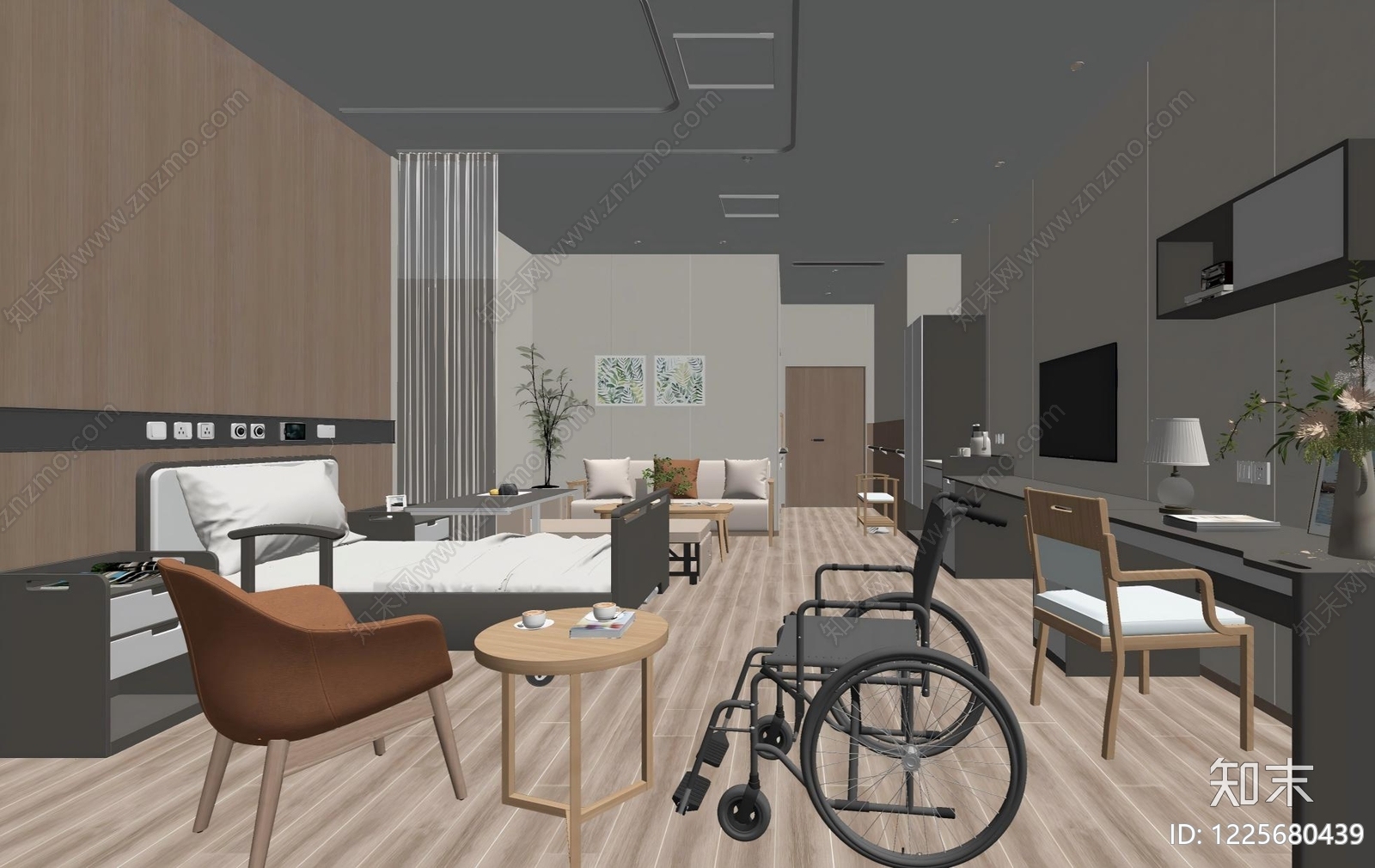 医院SU模型下载【ID:1225680439】