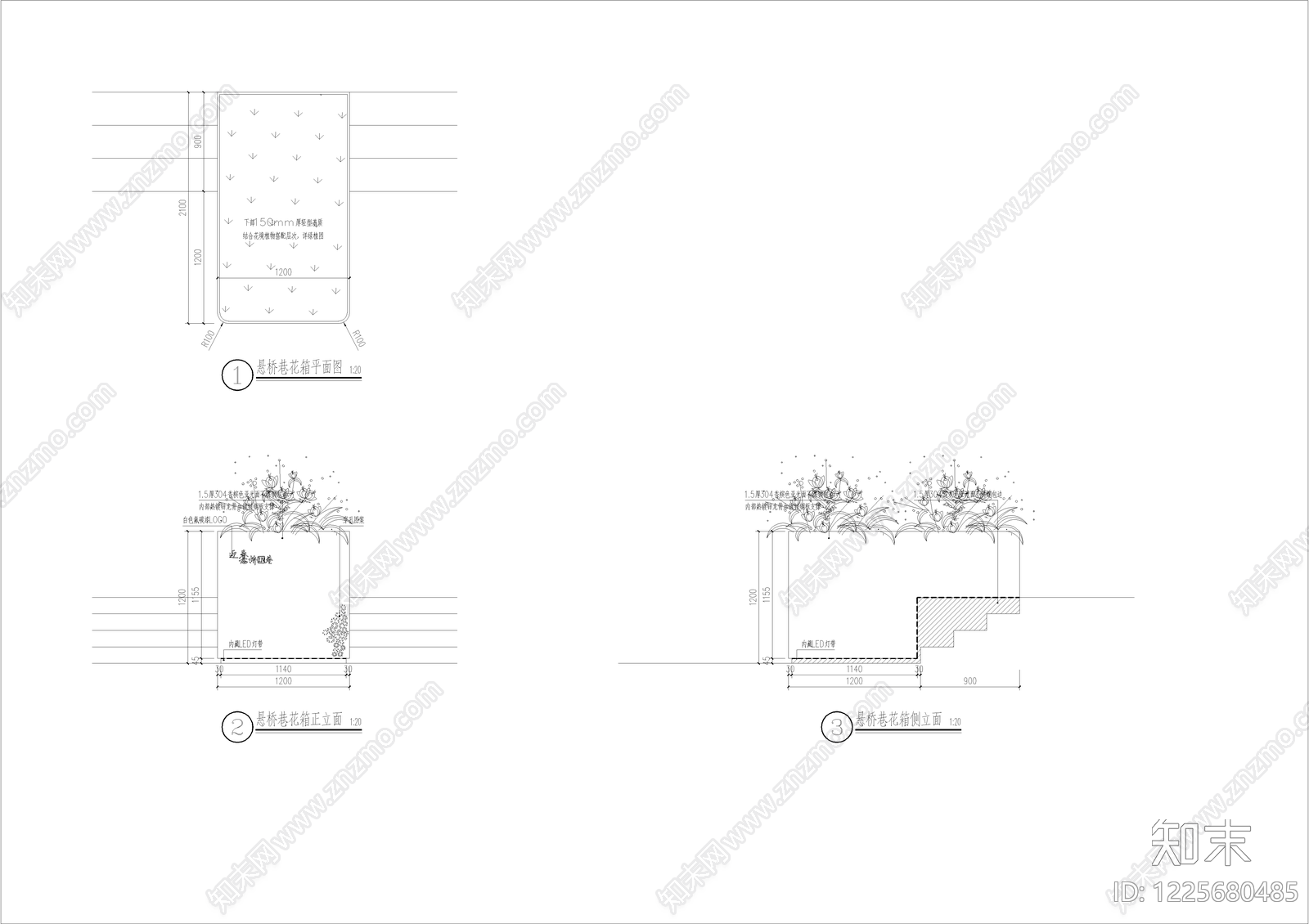 其他景观cad施工图下载【ID:1225680485】
