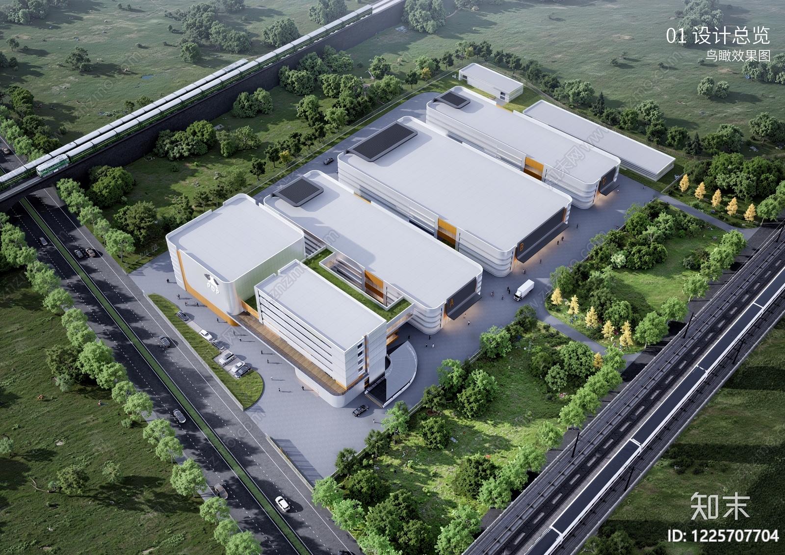 仓储建筑cad施工图下载【ID:1225707704】