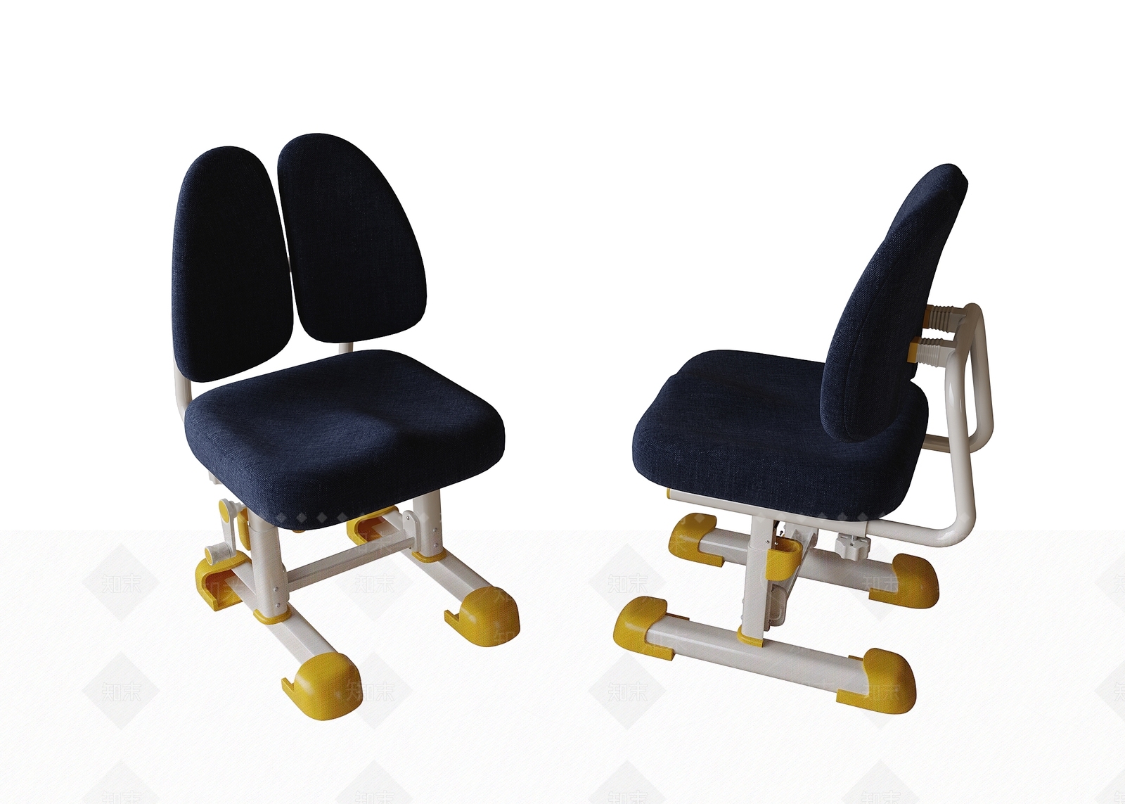 现代儿童椅3D模型下载【ID:1225715742】