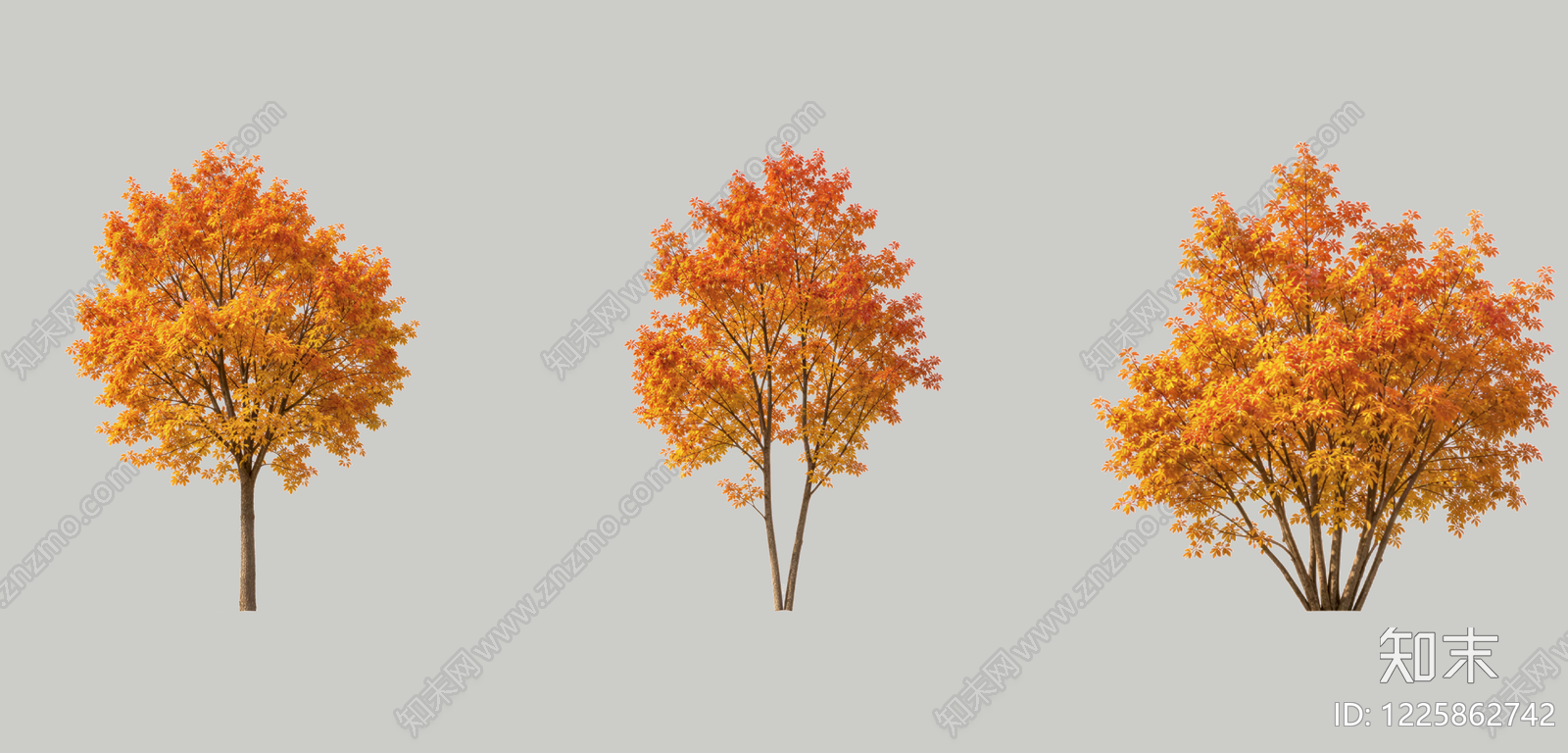 现代乔木SU模型下载【ID:1225862742】