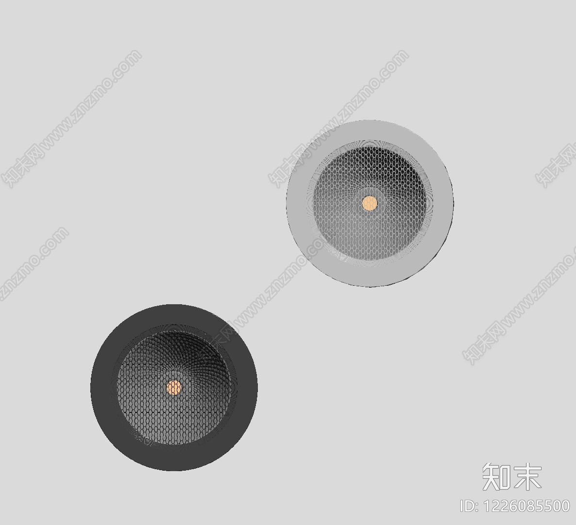 现代筒灯射灯SU模型下载【ID:1226085500】
