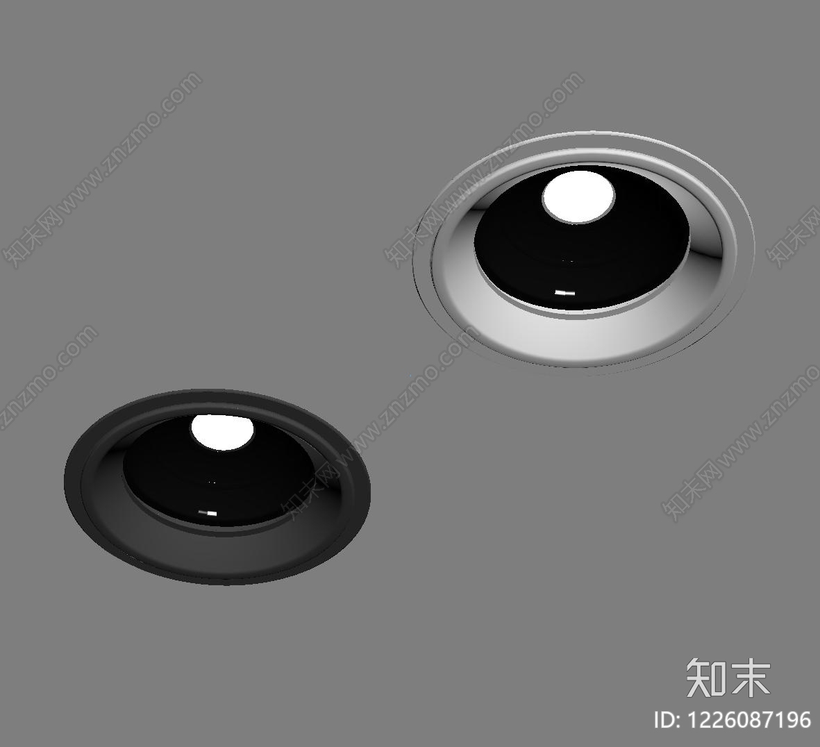 极简筒灯射灯SU模型下载【ID:1226087196】