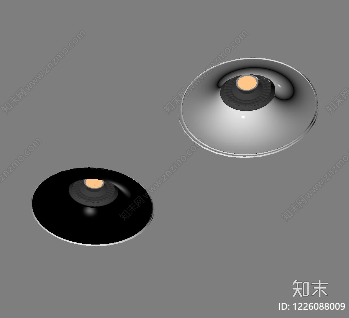 极简筒灯射灯SU模型下载【ID:1226088009】