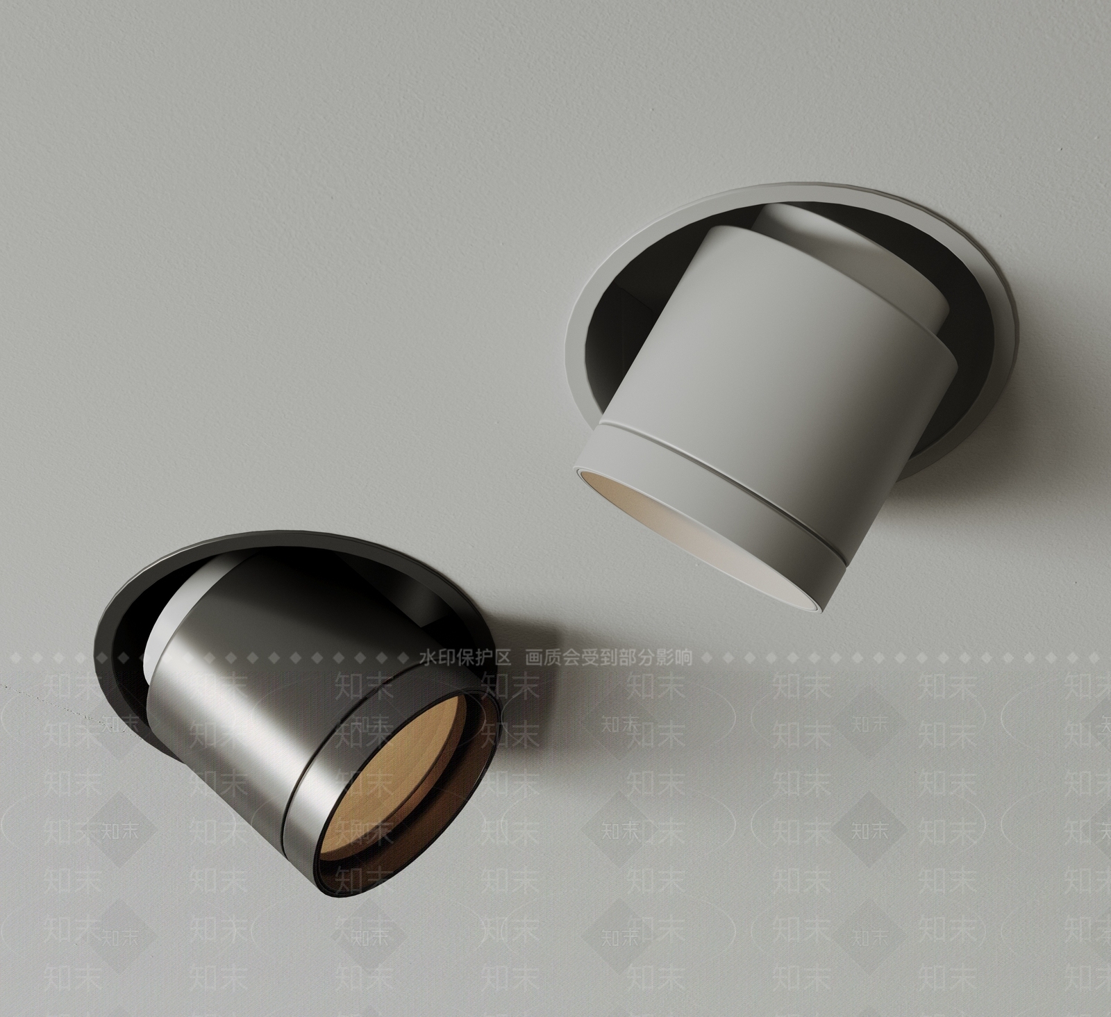 极简射灯3D模型下载【ID:1226092602】