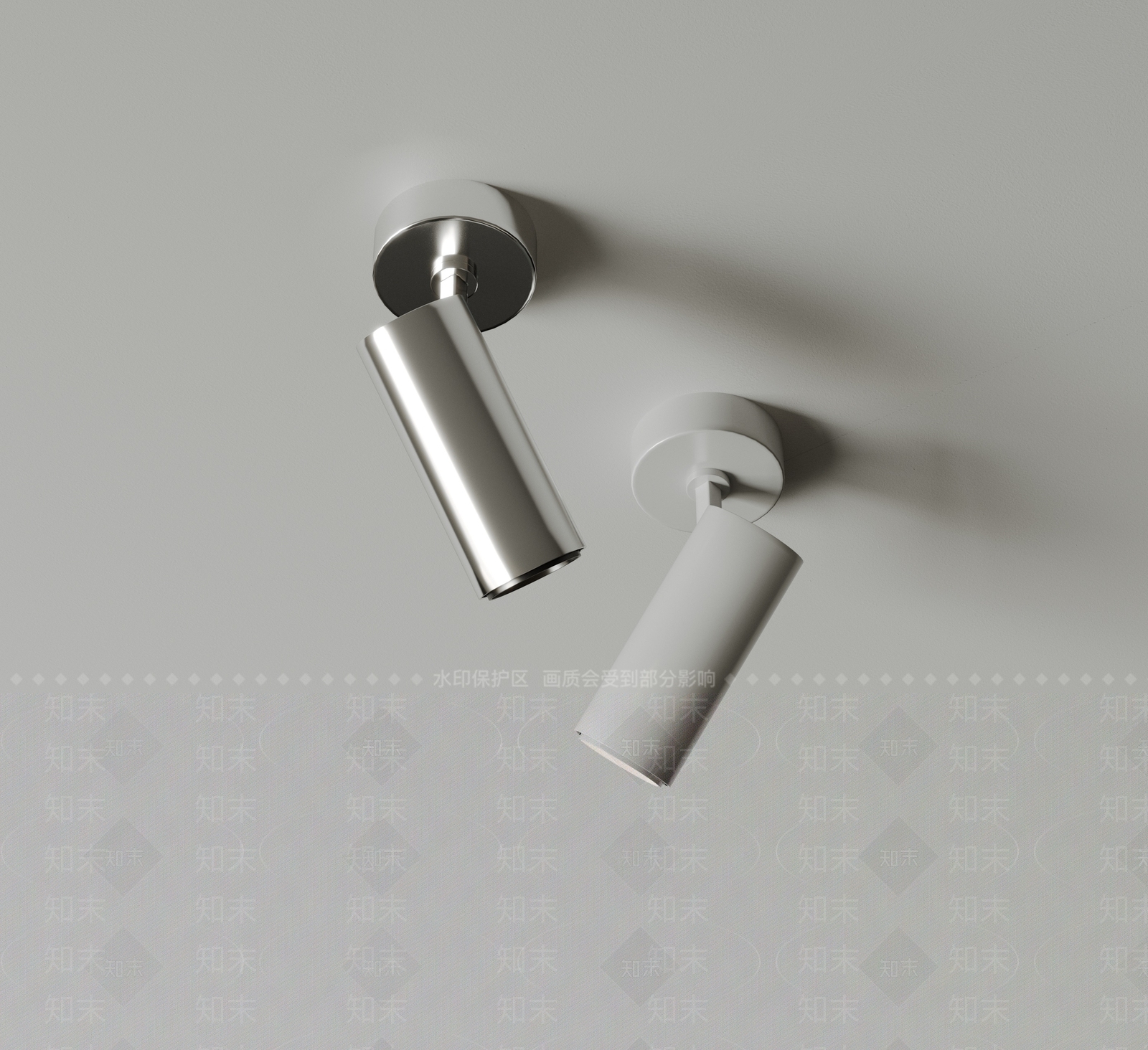 极简射灯3D模型下载【ID:1226101256】