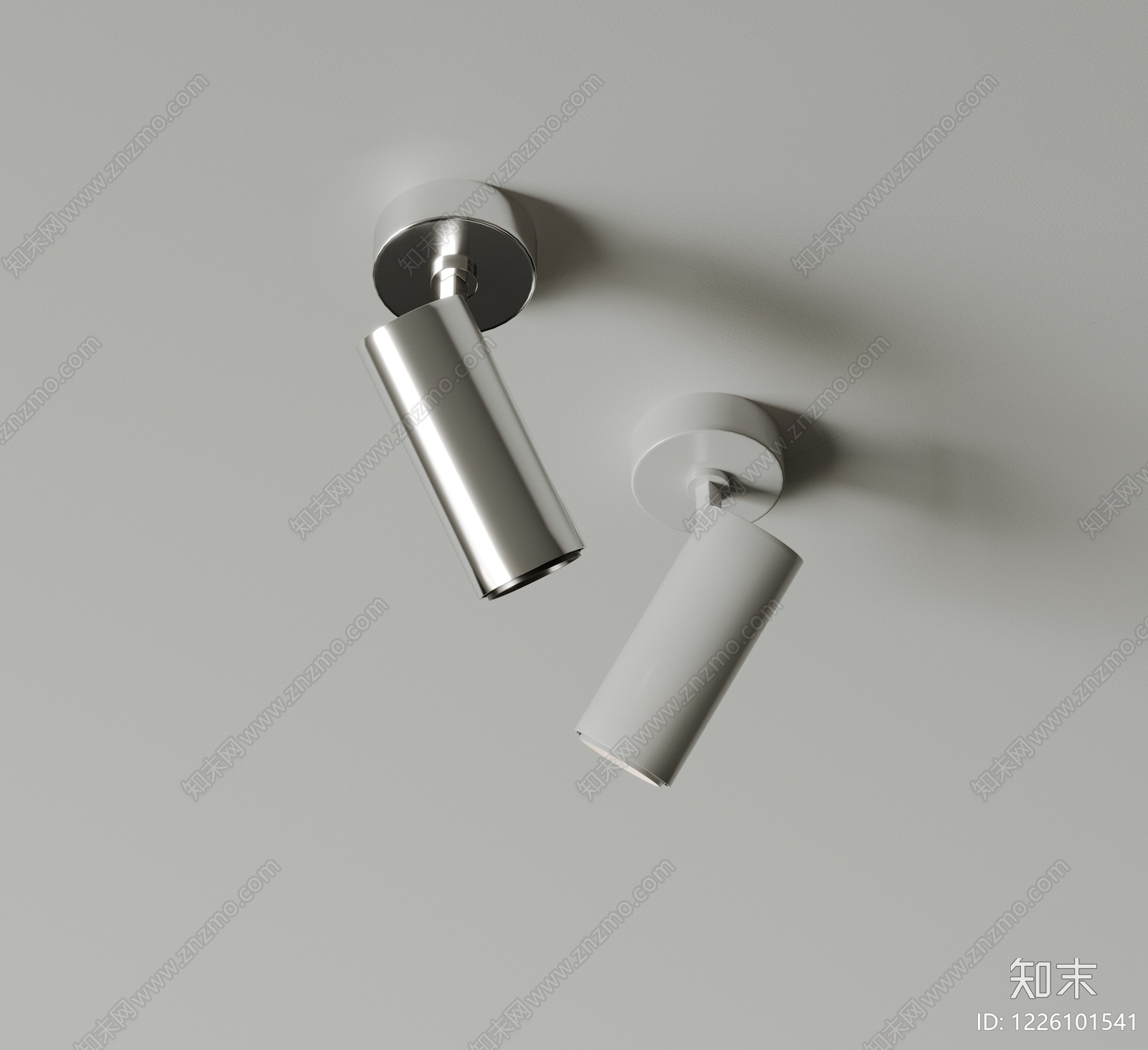 极简筒灯射灯SU模型下载【ID:1226101541】