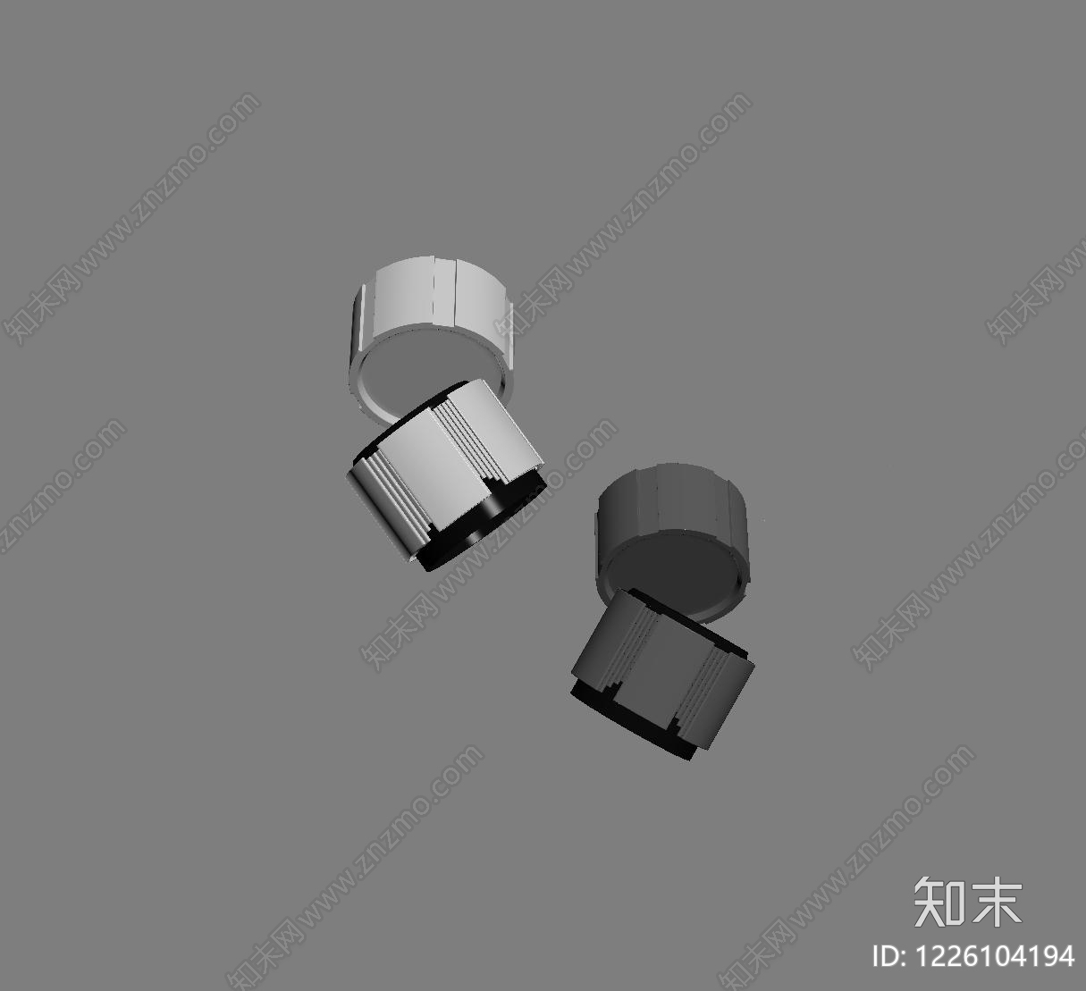 极简筒灯射灯SU模型下载【ID:1226104194】
