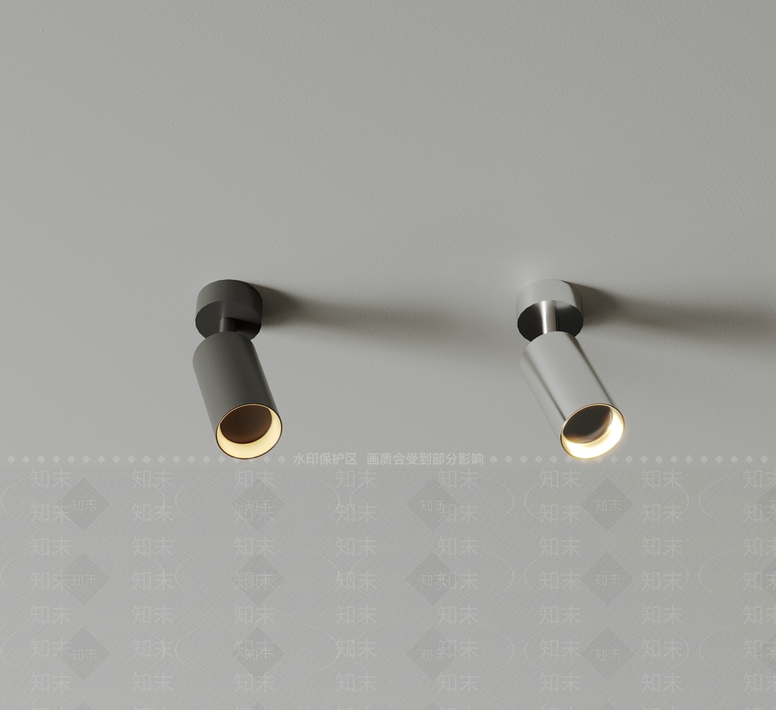 极简射灯3D模型下载【ID:1226107915】