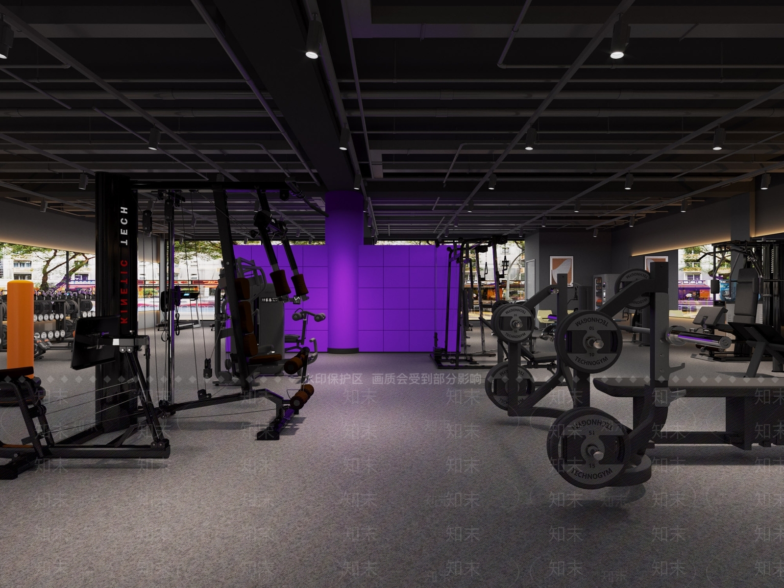 现代健身房3D模型下载【ID:1226112256】