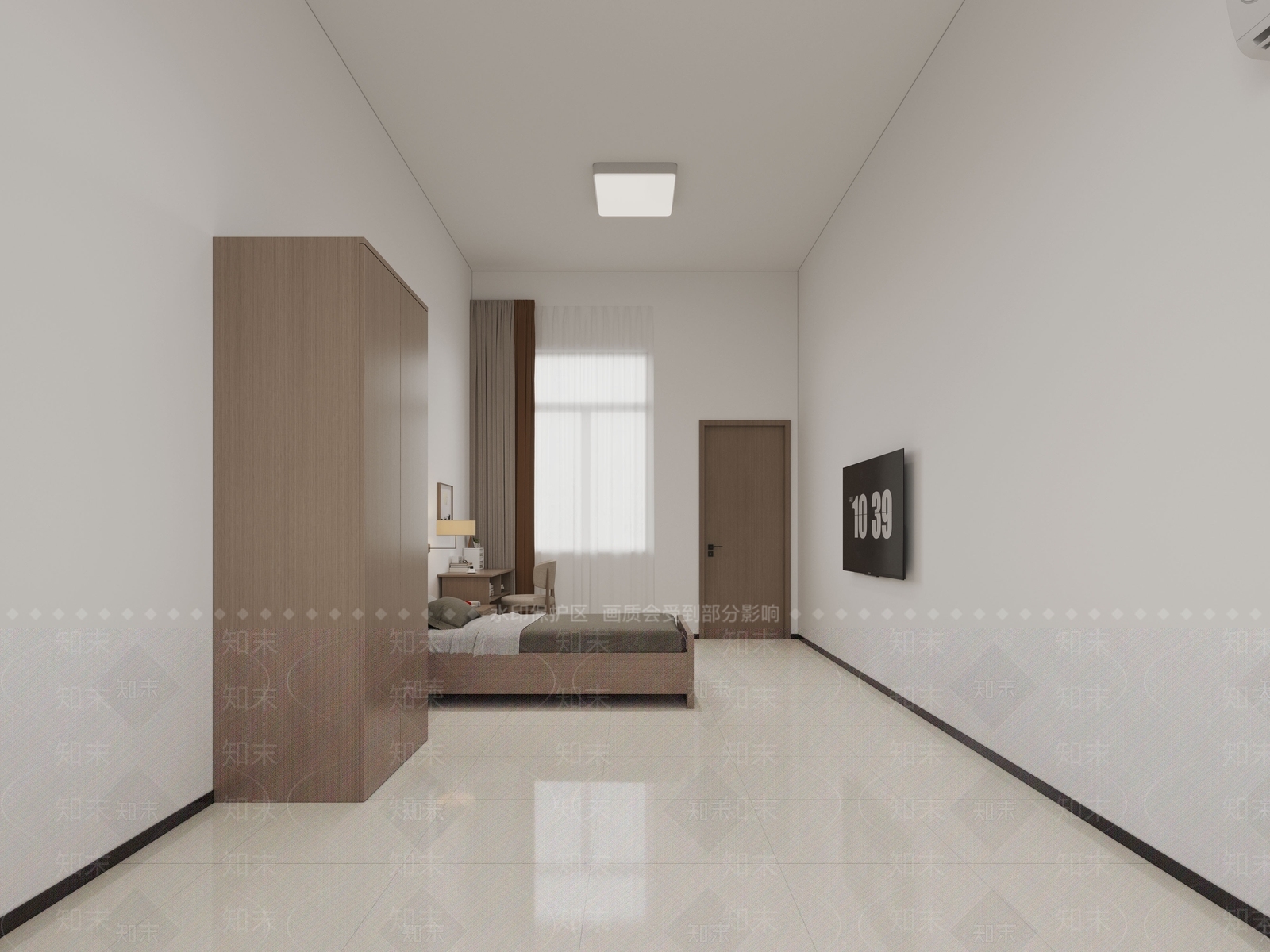 现代简约宿舍3D模型下载【ID:1226115554】