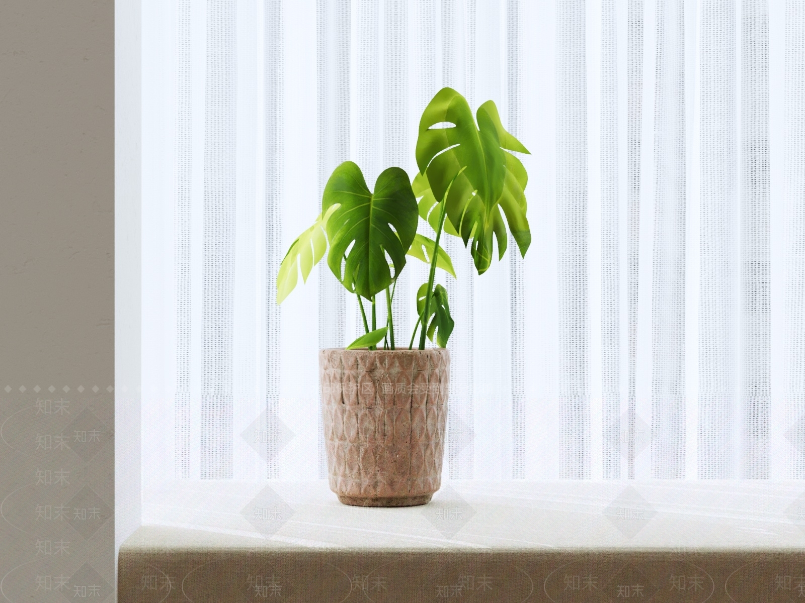 侘寂盆栽3D模型下载【ID:1226216826】