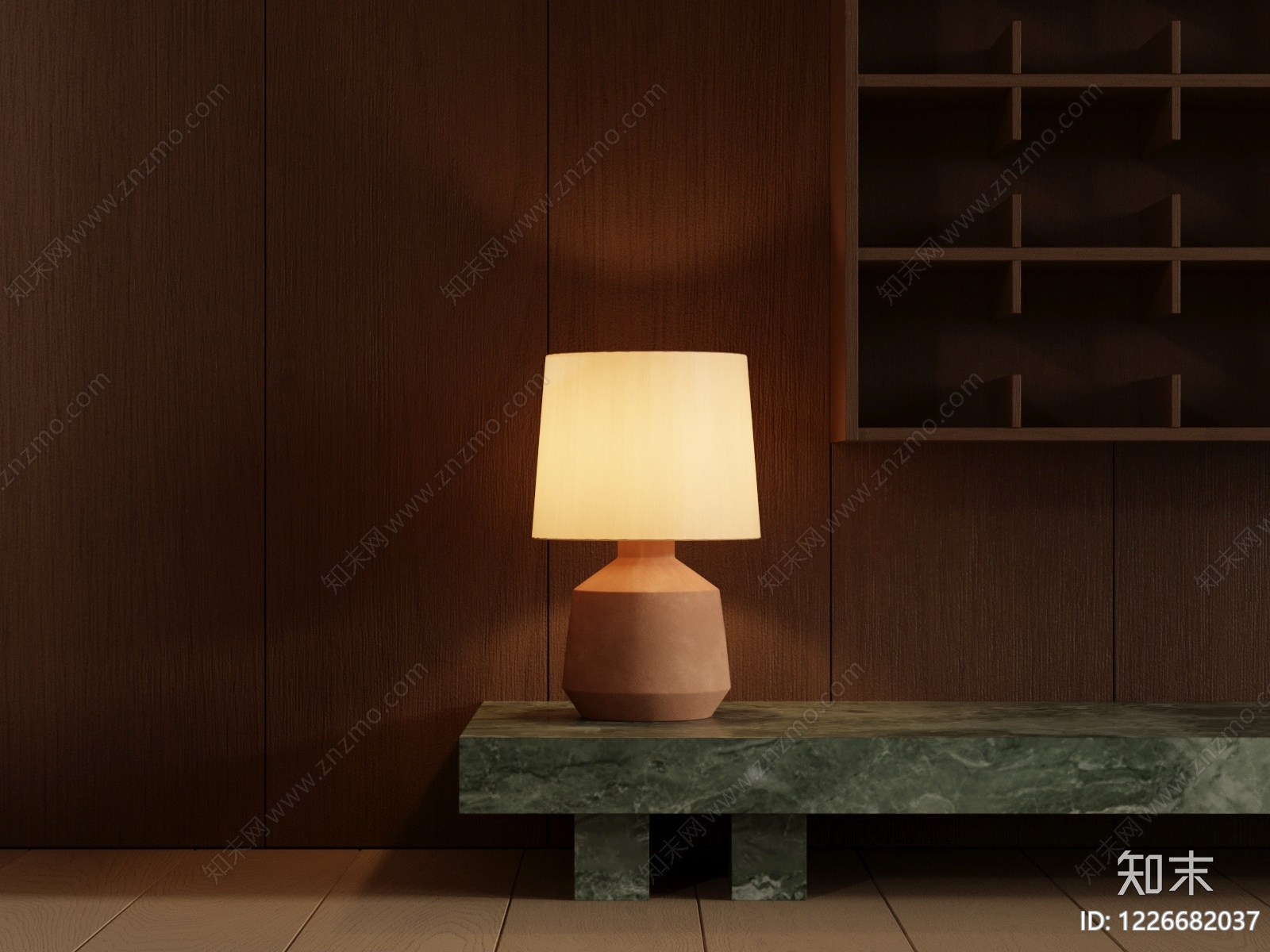 现代简约台灯SU模型下载【ID:1226682037】