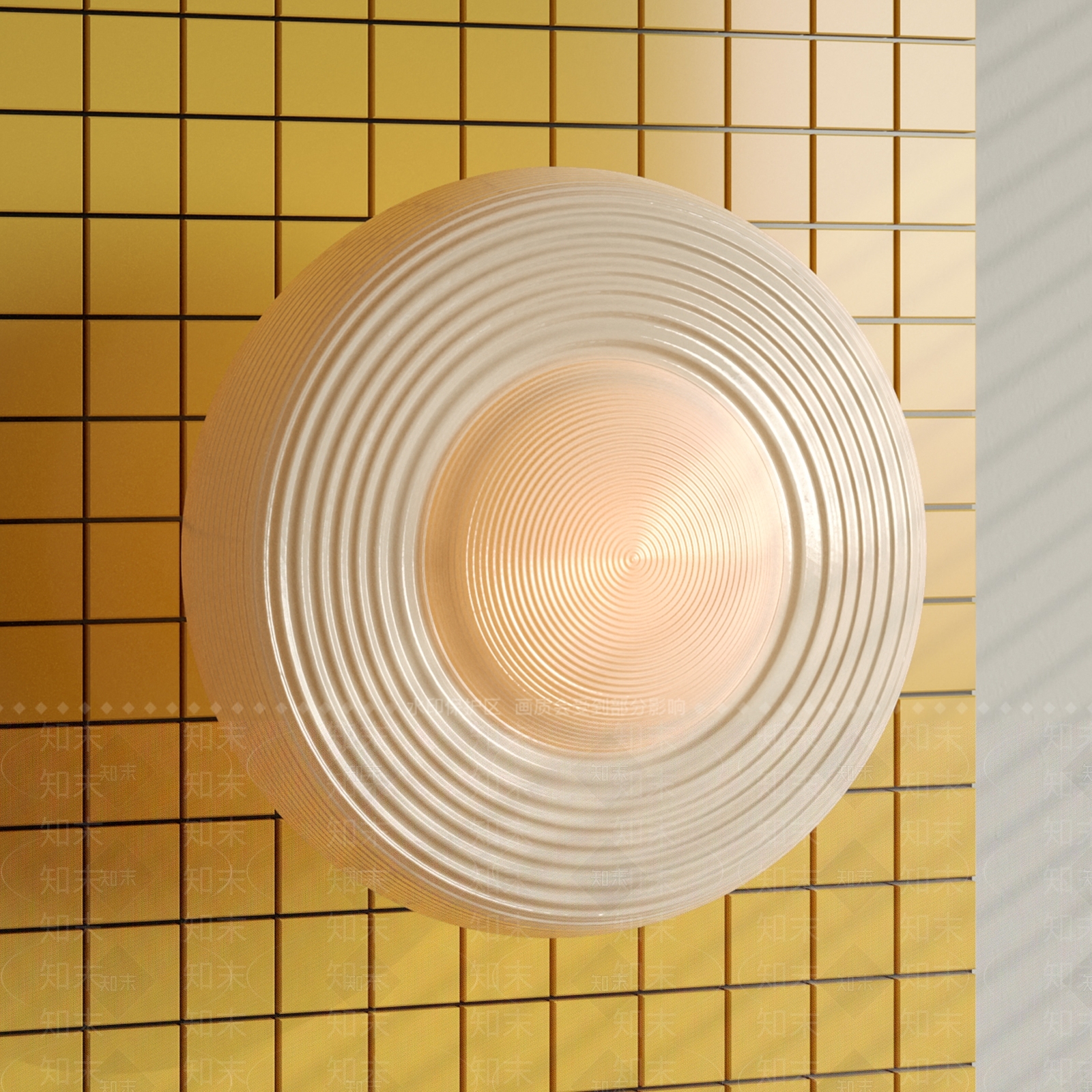 奶油风壁灯3D模型下载【ID:1226682816】