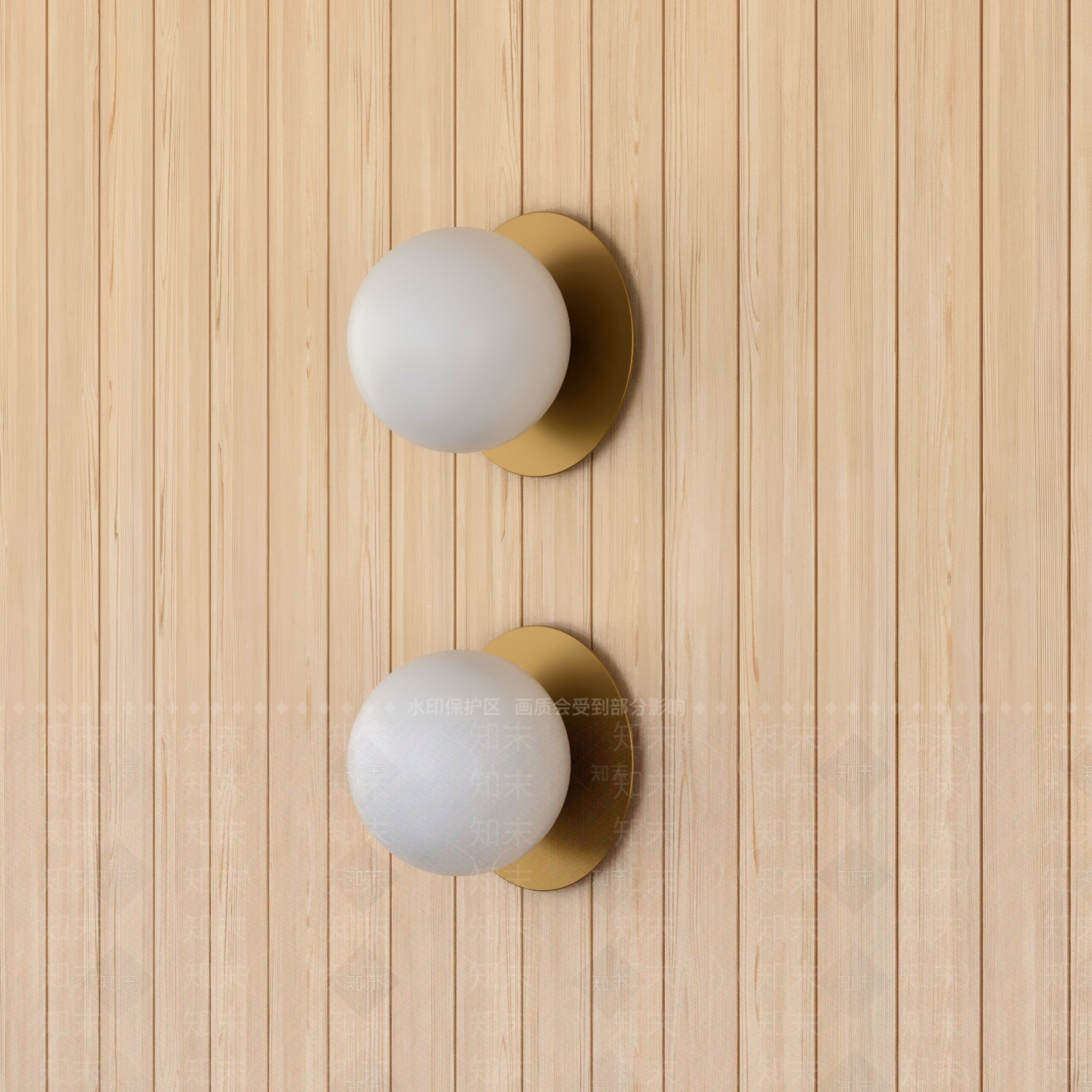 极简壁灯3D模型下载【ID:1226685315】