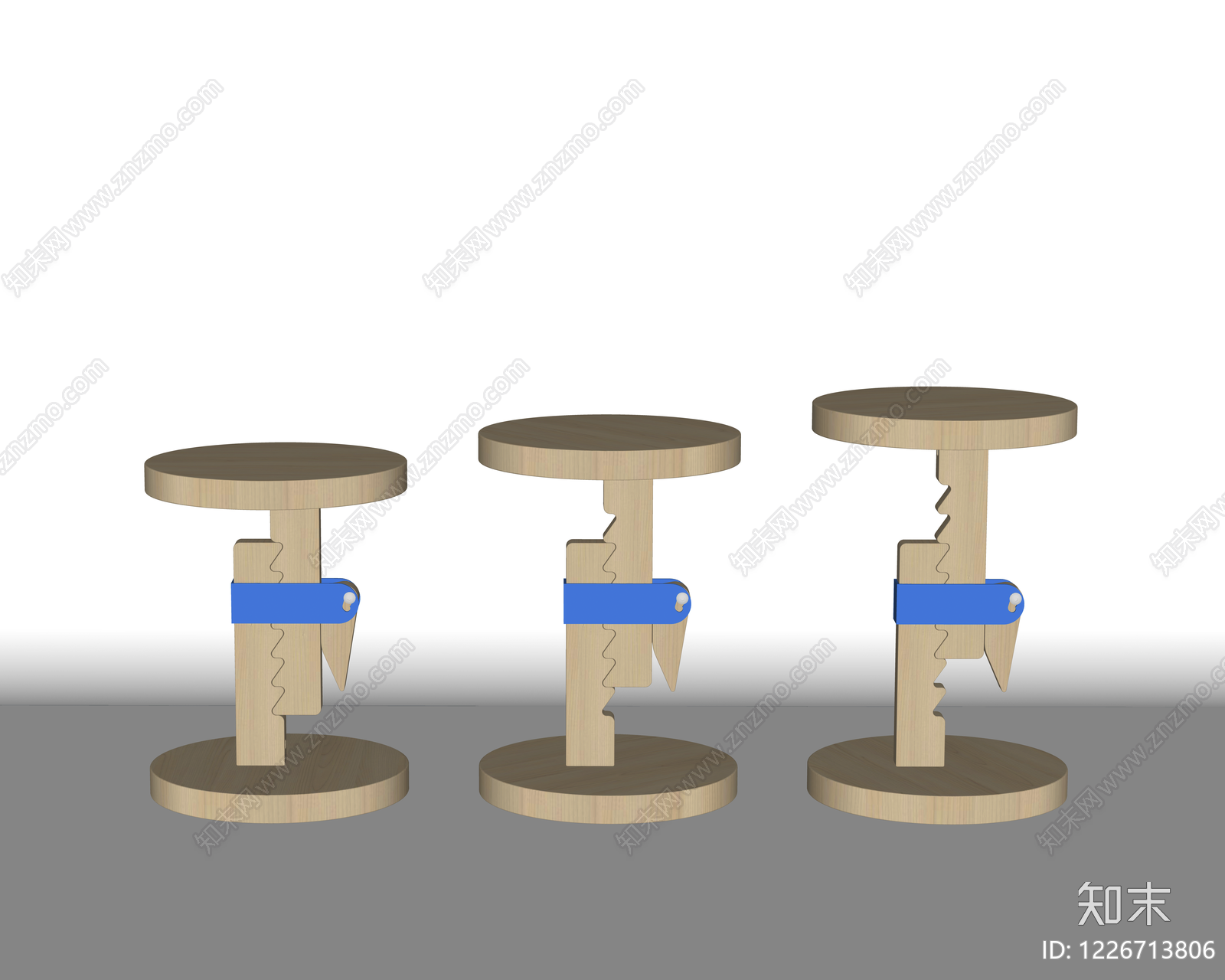 原木风其他凳子SU模型下载【ID:1226713806】