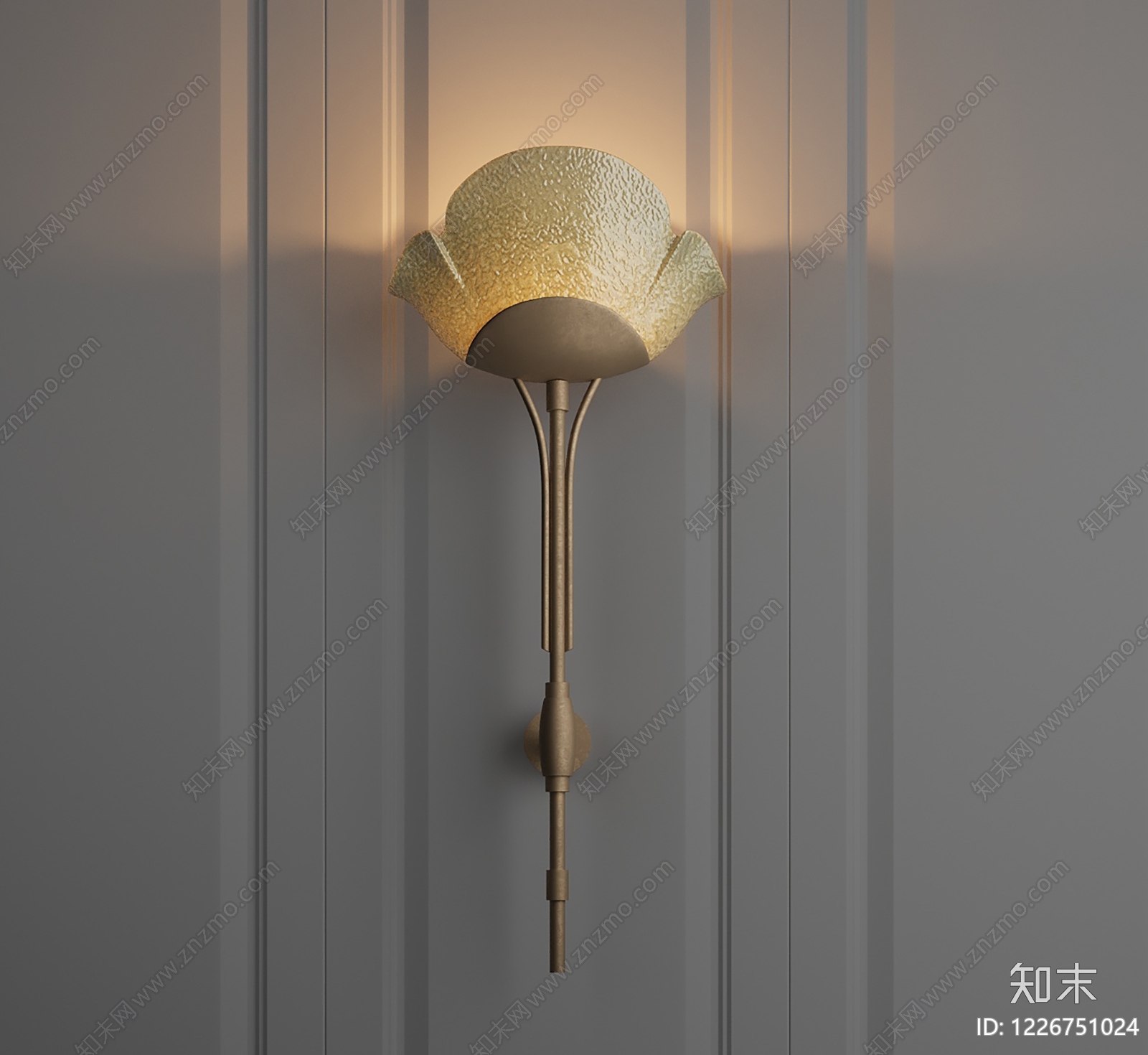 轻奢壁灯SU模型下载【ID:1226751024】