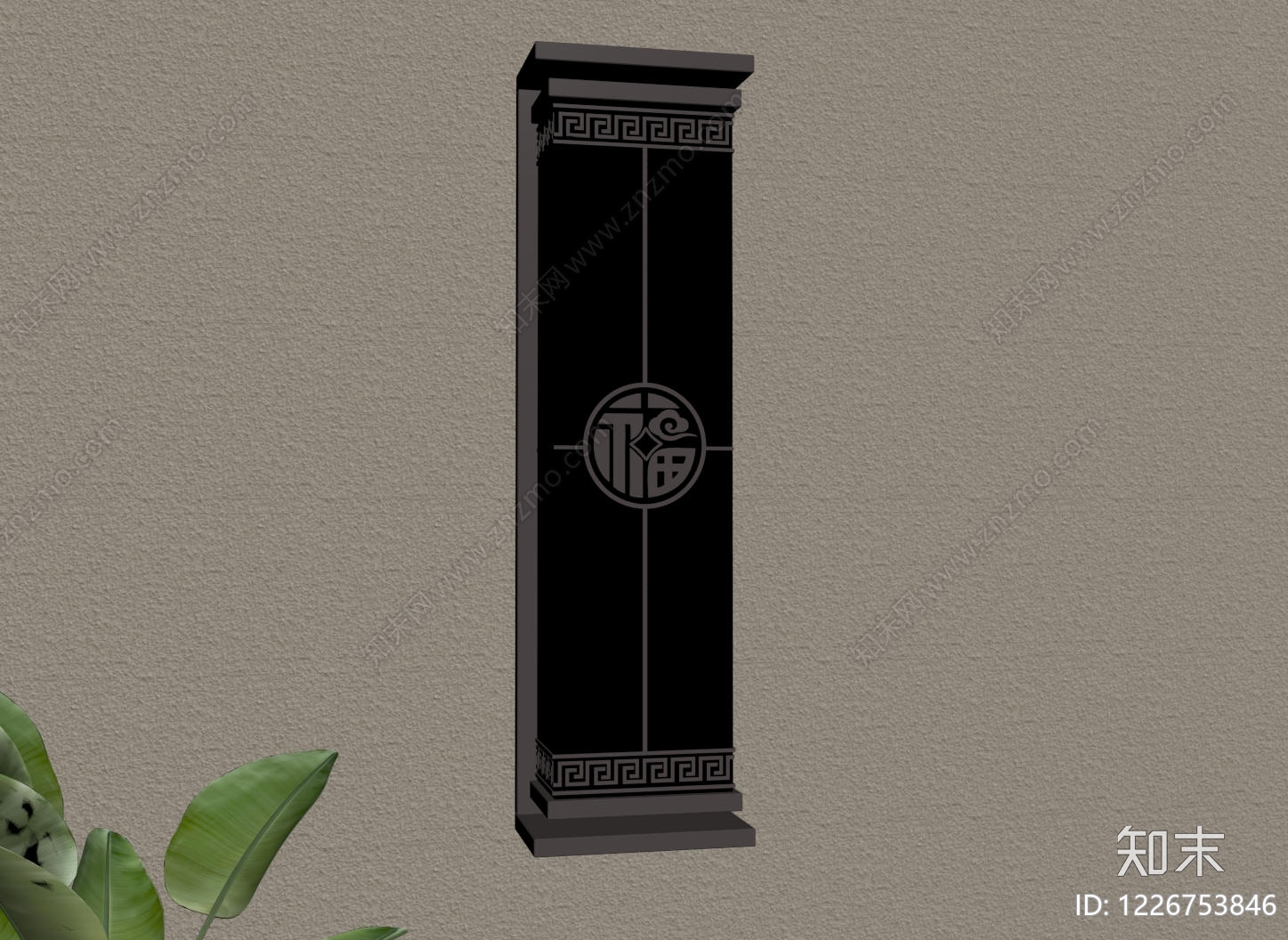 新中式景观壁灯SU模型下载【ID:1226753846】