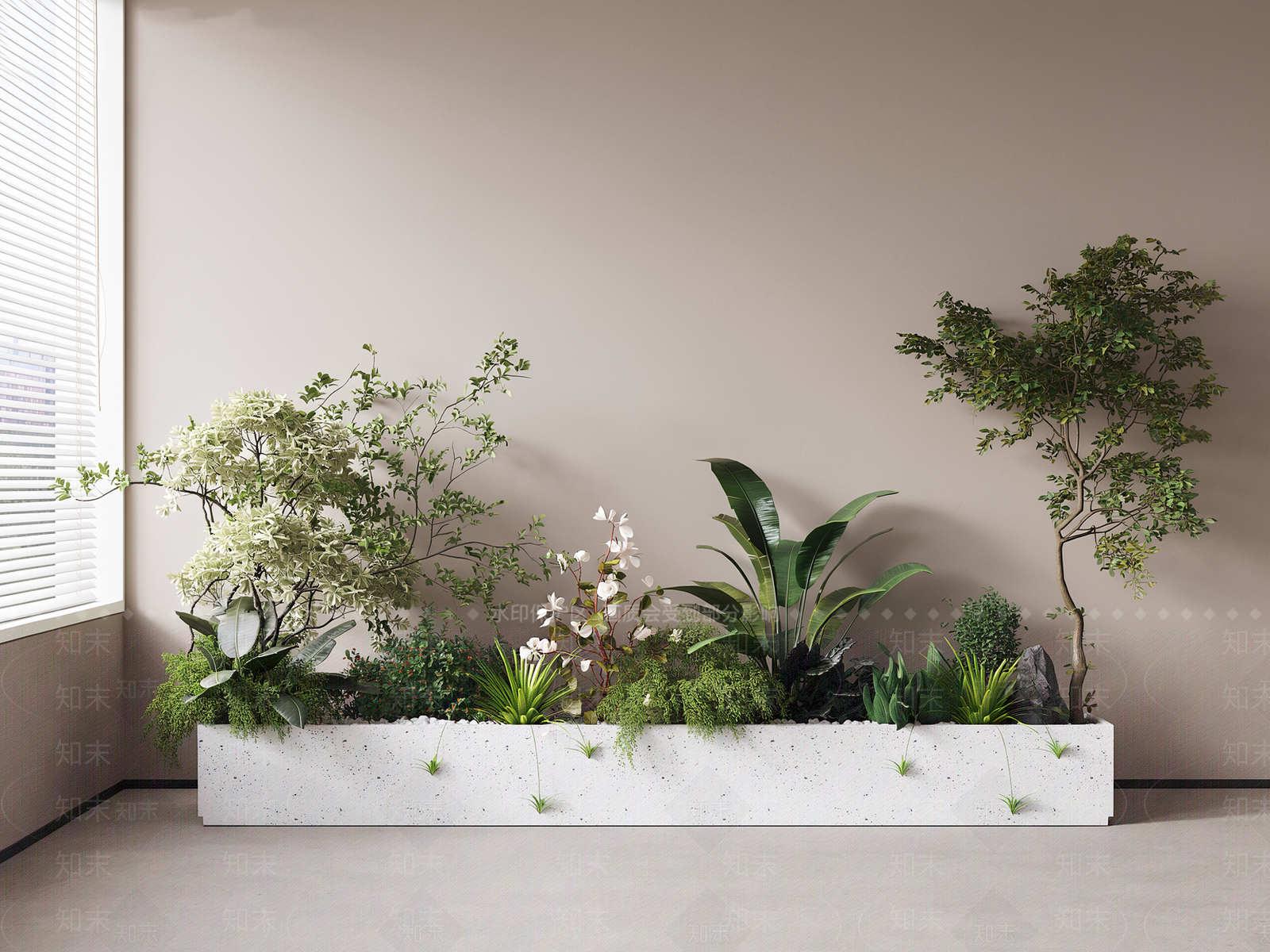 现代简约花箱3D模型下载【ID:1226823083】