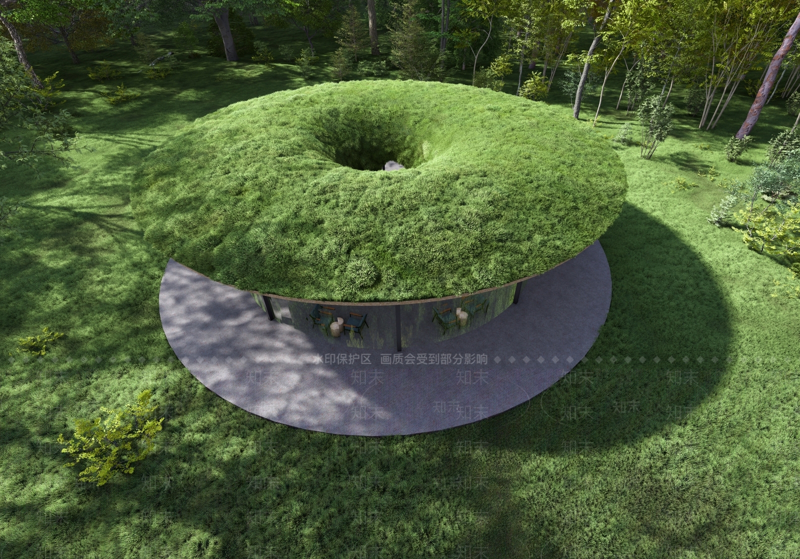现代餐饮建筑3D模型下载【ID:1226853639】