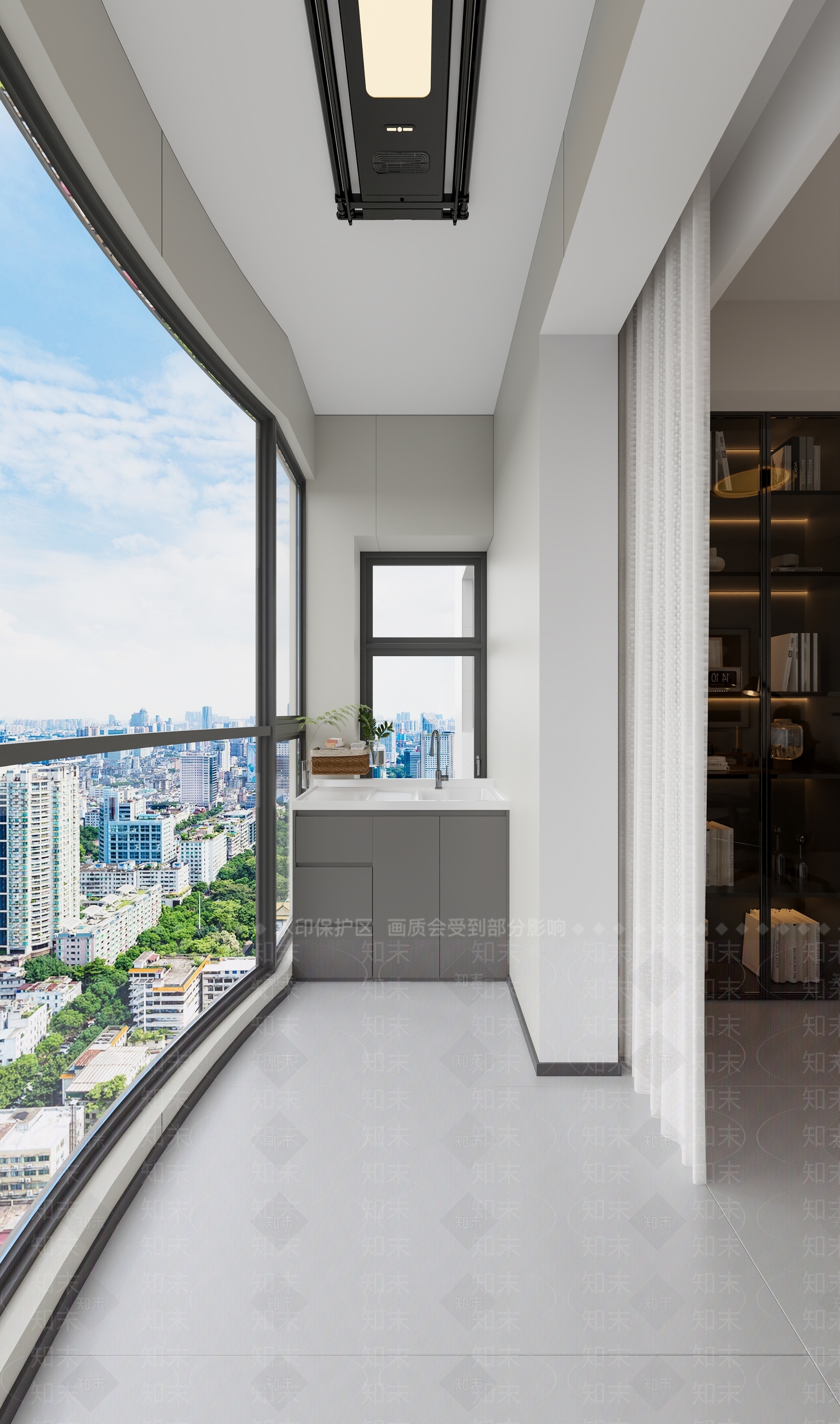 现代简约家居客厅3D模型下载【ID:1226898569】