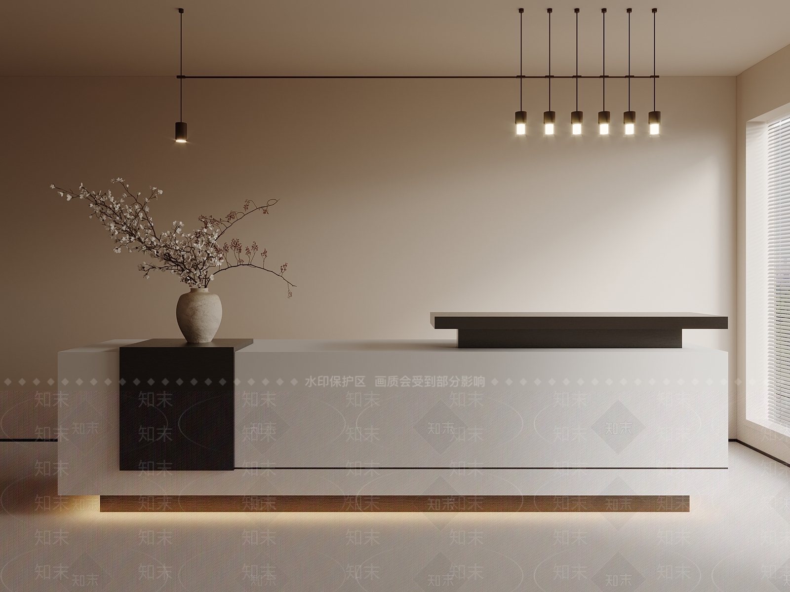 极简吧台3D模型下载【ID:1226995110】