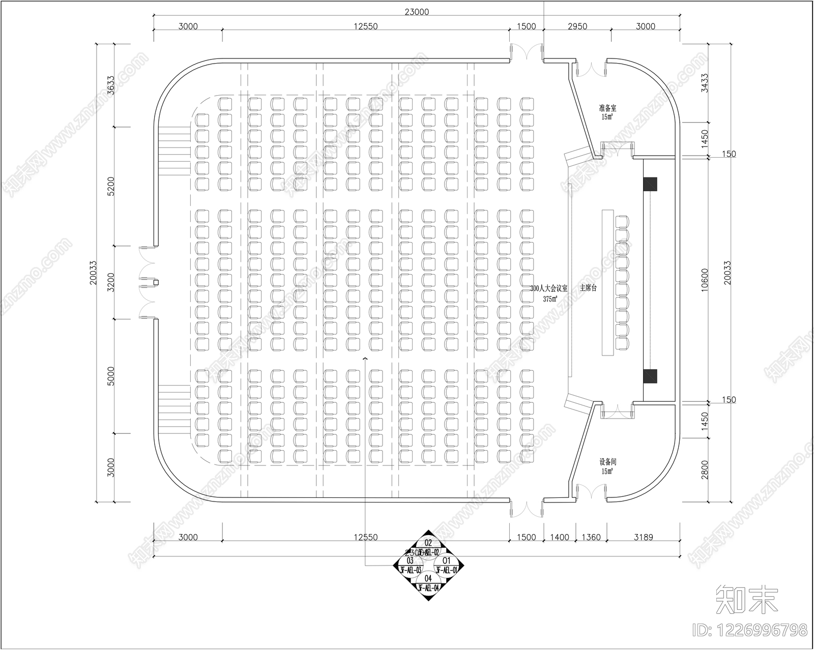 其他工装空间cad施工图下载【ID:1226996798】