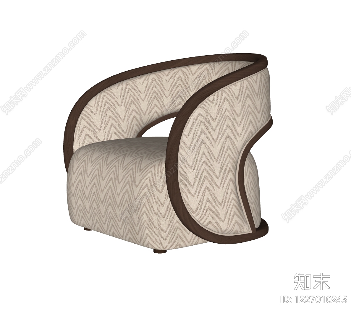 中古风休闲椅SU模型下载【ID:1227010245】