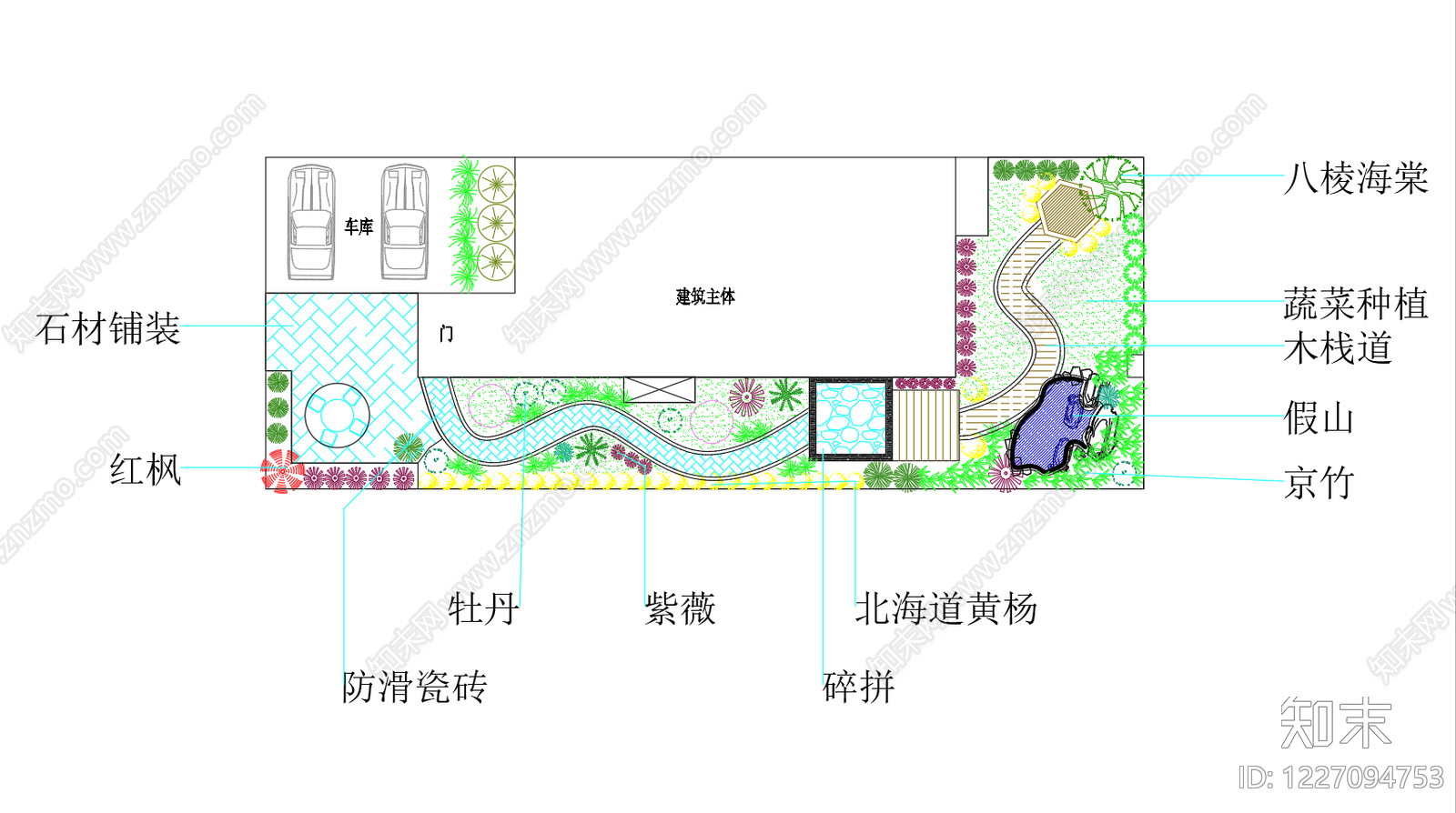 景观节点cad施工图下载【ID:1227094753】