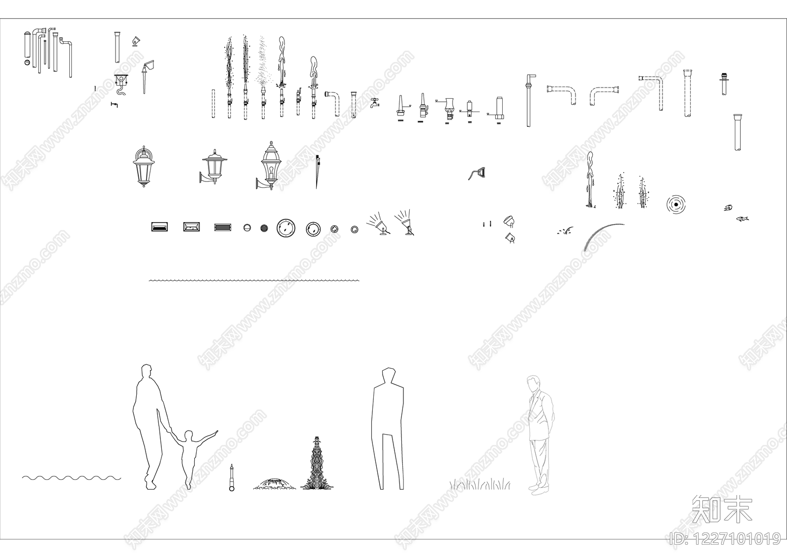 灯具图库CAD图纸