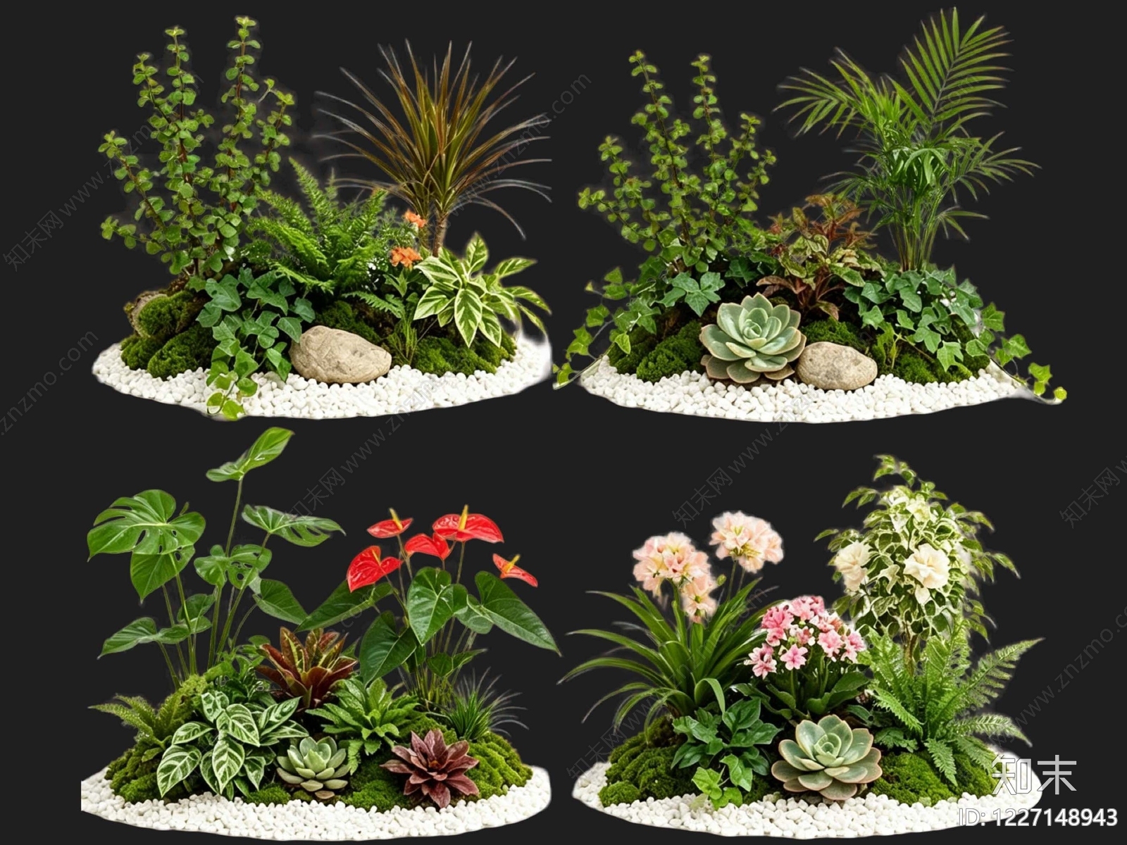 现代花境SU模型下载【ID:1227148943】