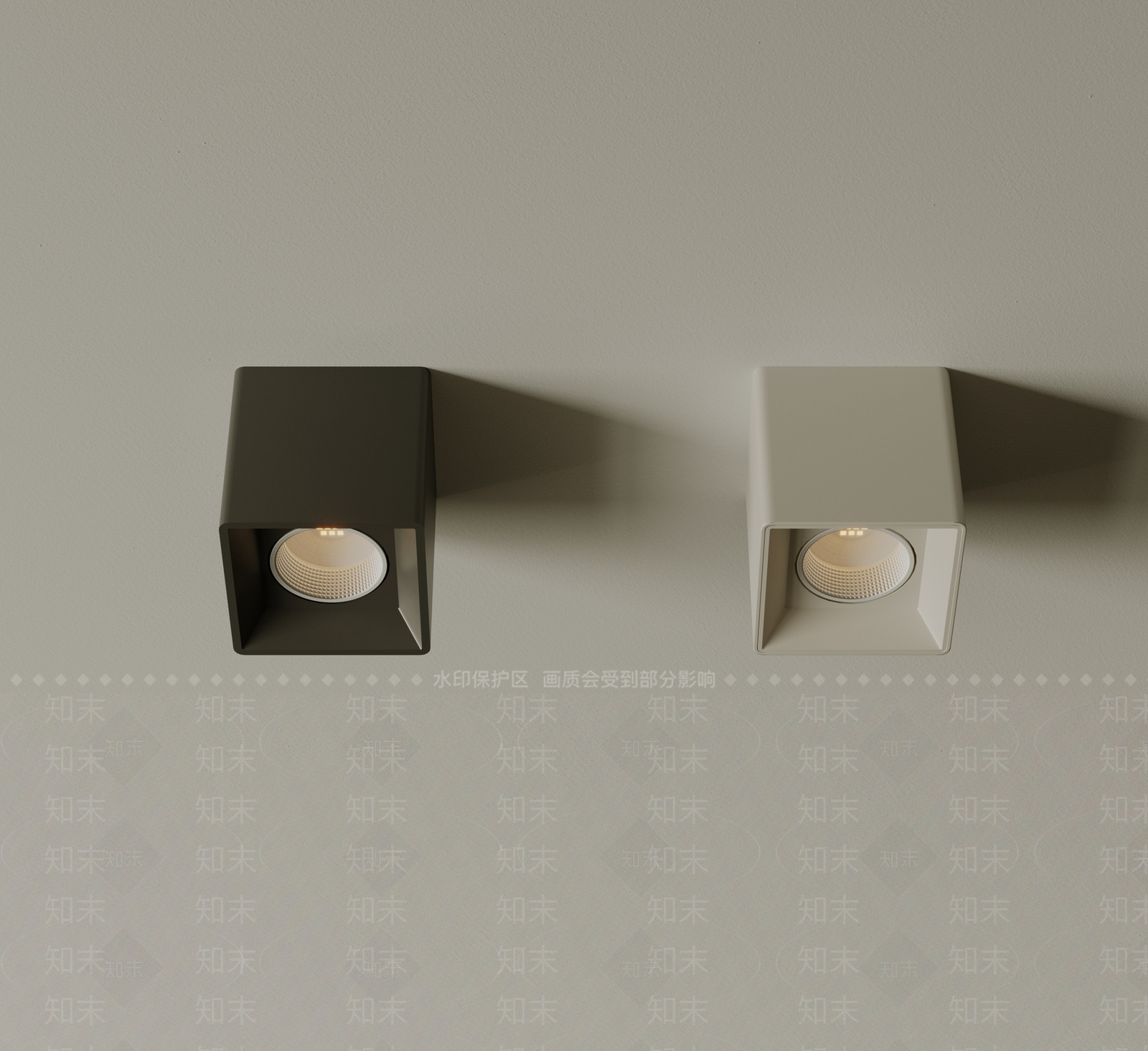 极简射灯3D模型下载【ID:1227149222】