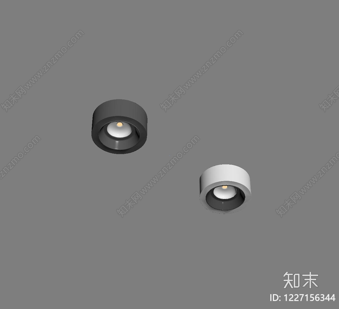 极简筒灯射灯SU模型下载【ID:1227156344】