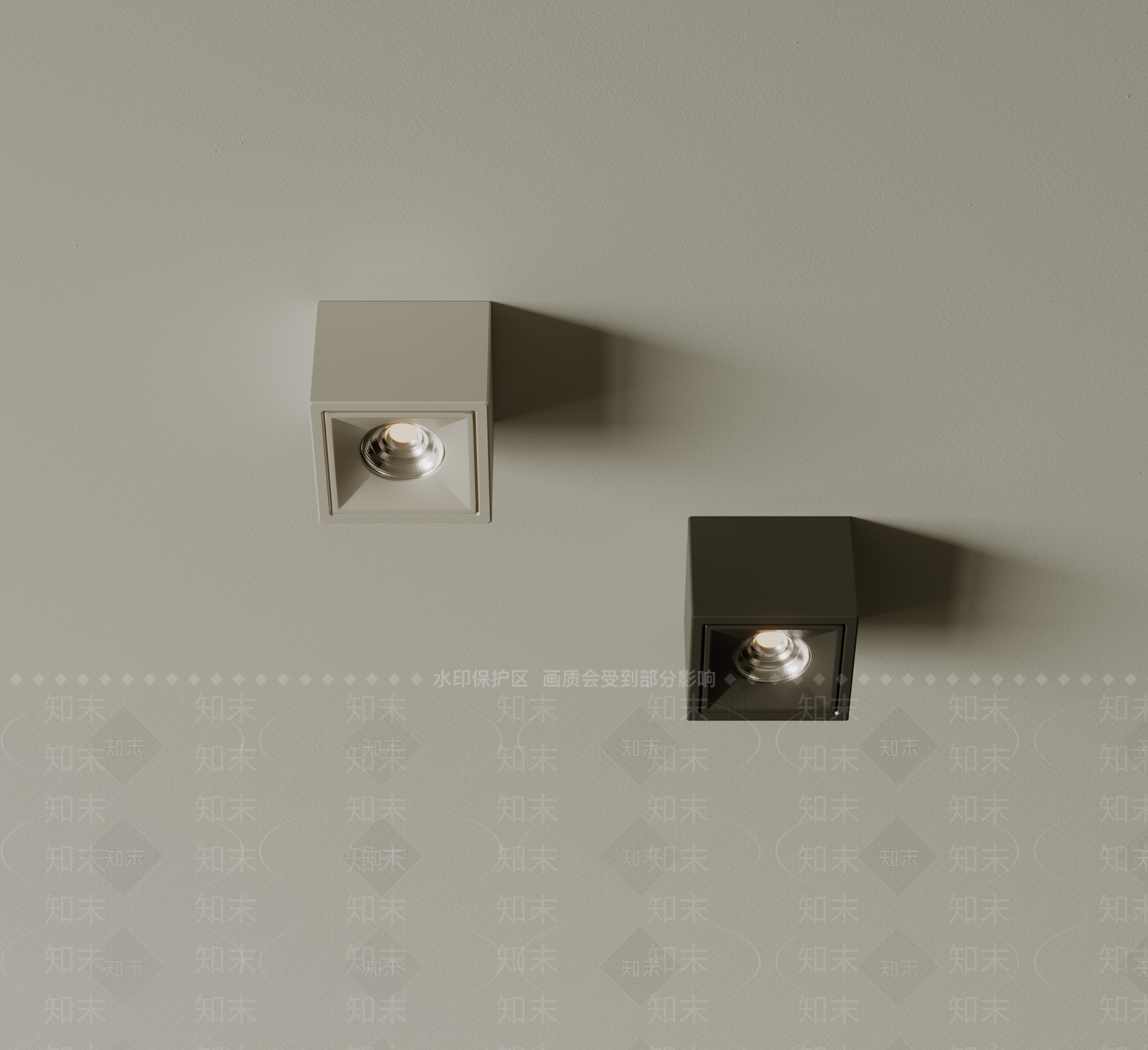 极简射灯3D模型下载【ID:1227157599】