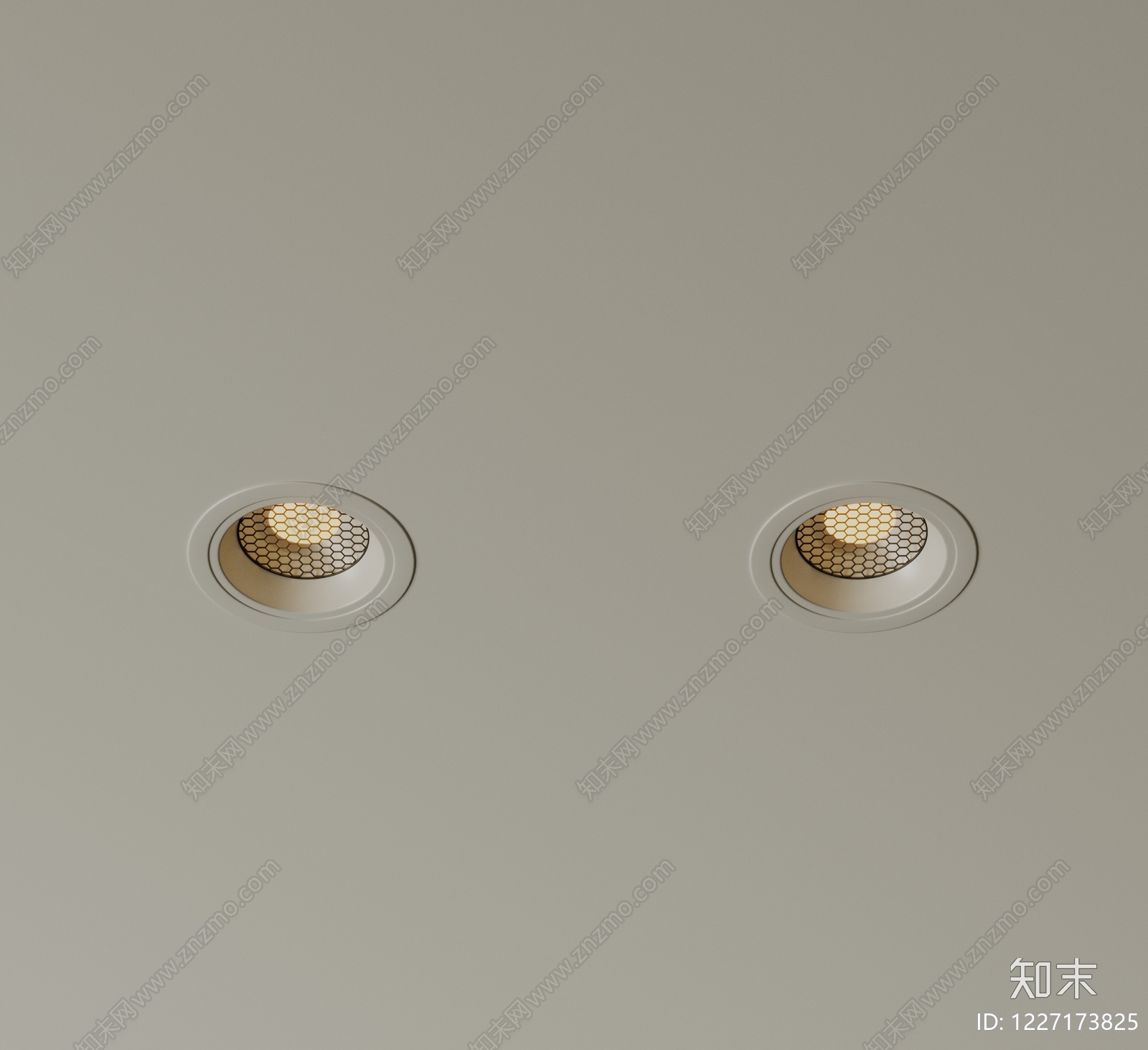 极简筒灯射灯SU模型下载【ID:1227173825】