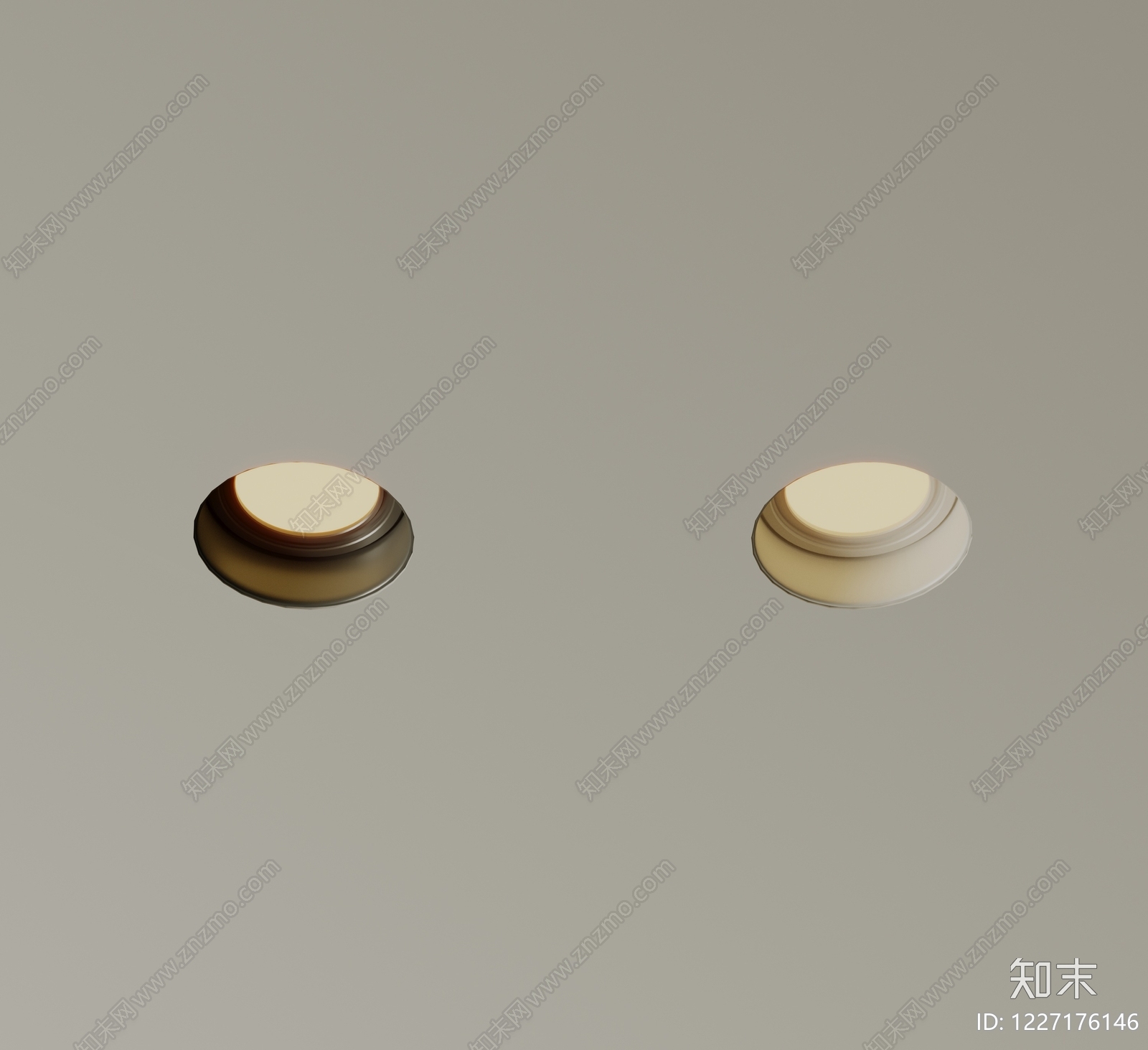 现代筒灯射灯SU模型下载【ID:1227176146】