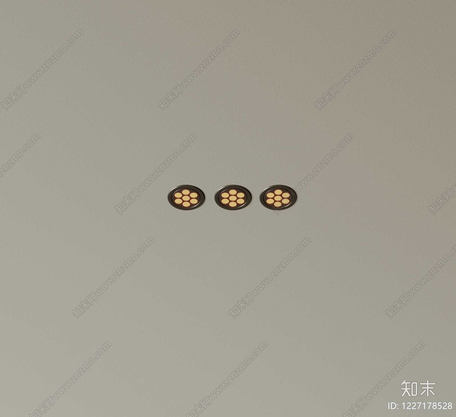 极简筒灯射灯SU模型下载【ID:1227178528】