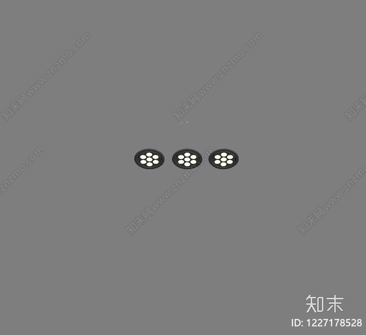 极简筒灯射灯SU模型下载【ID:1227178528】