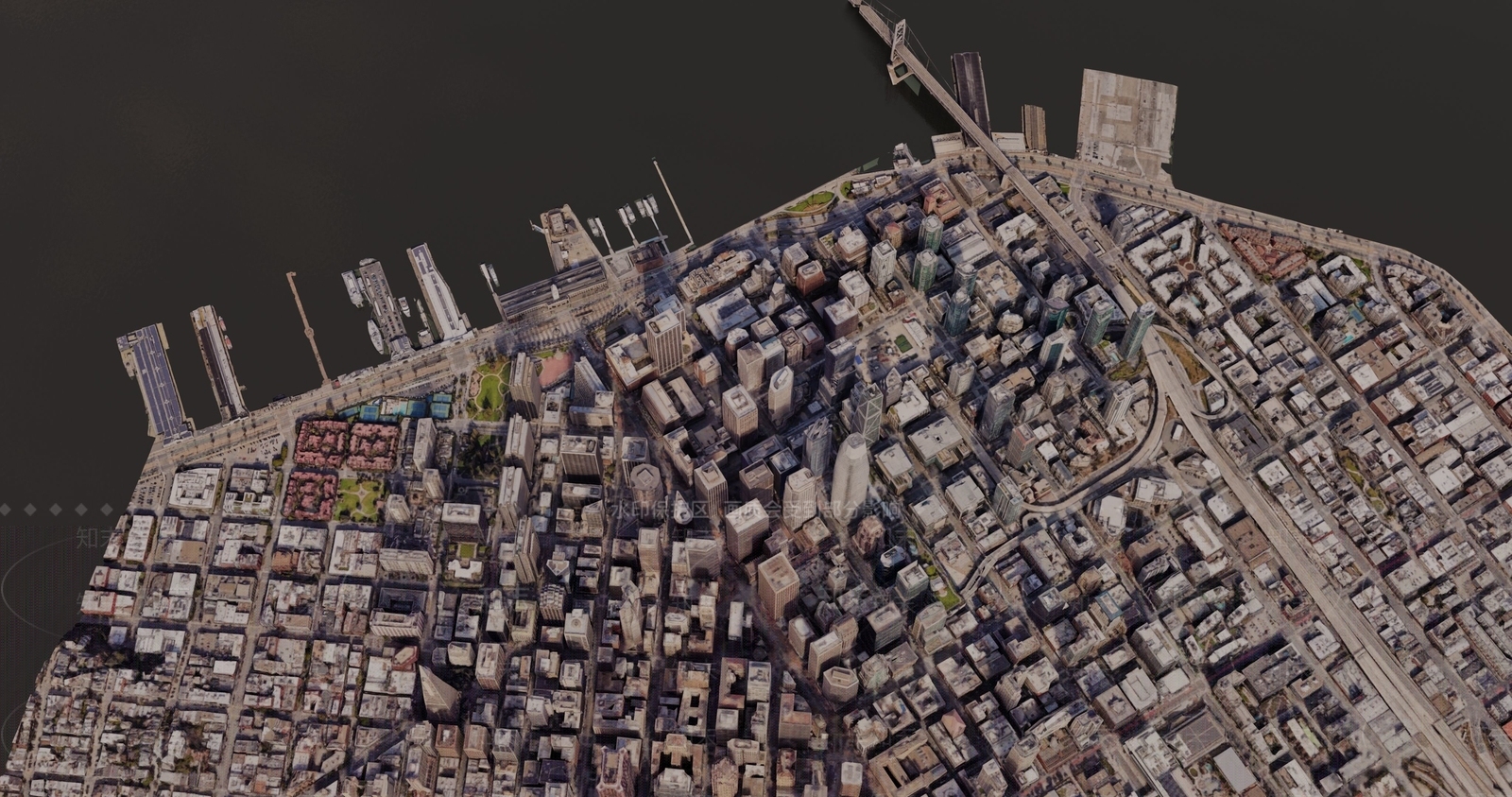现代主义鸟瞰规划3D模型下载【ID:1227511732】