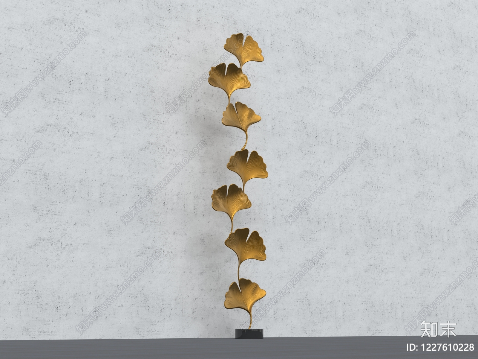 轻奢雕塑摆件SU模型下载【ID:1227610228】