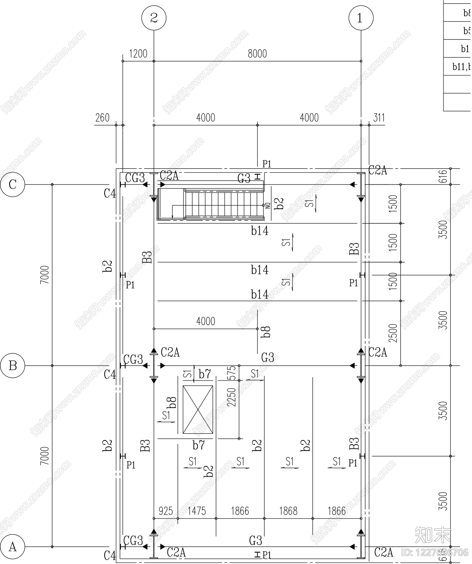 钢结构cad施工图下载【ID:1227696706】