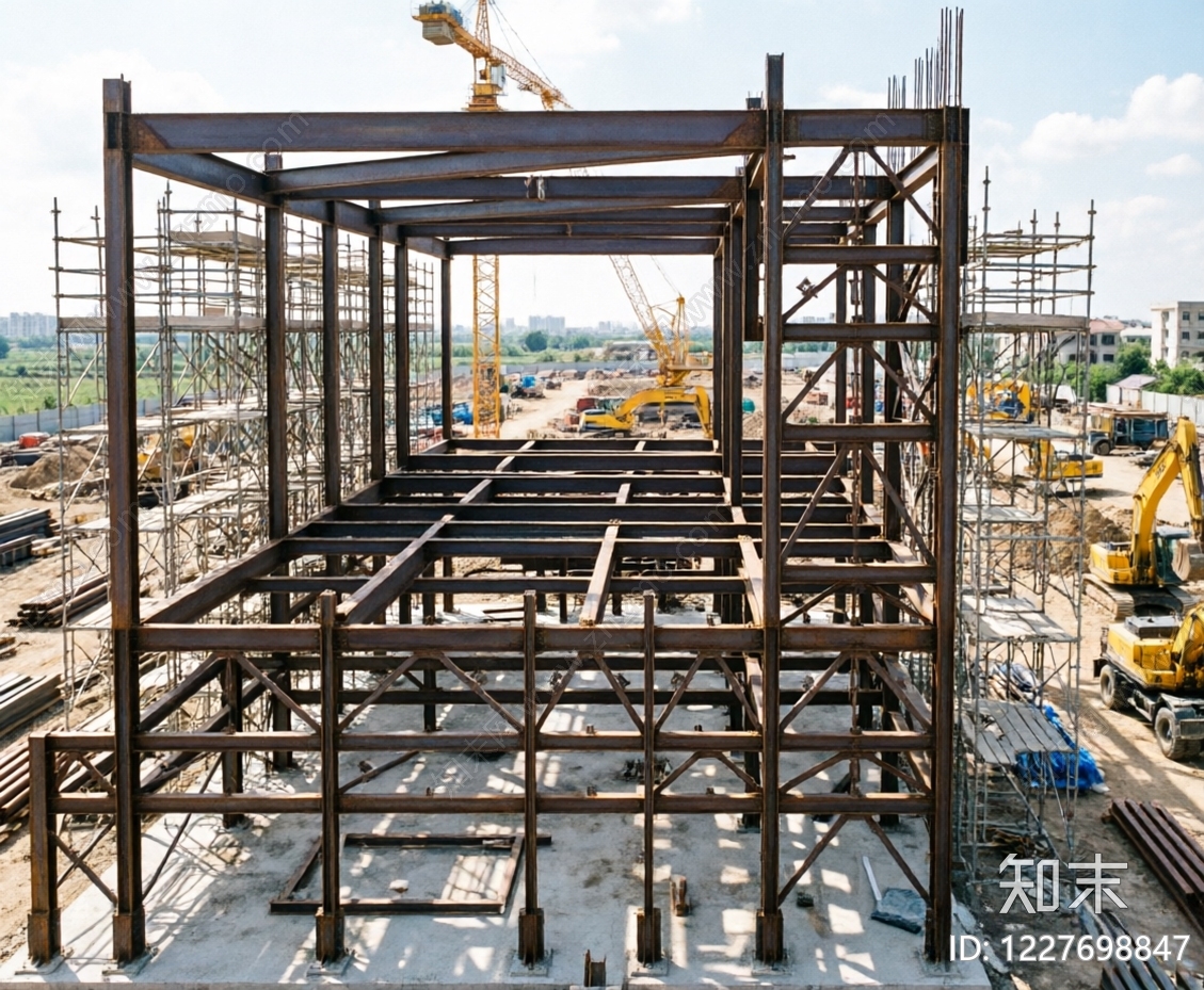 钢结构cad施工图下载【ID:1227698847】