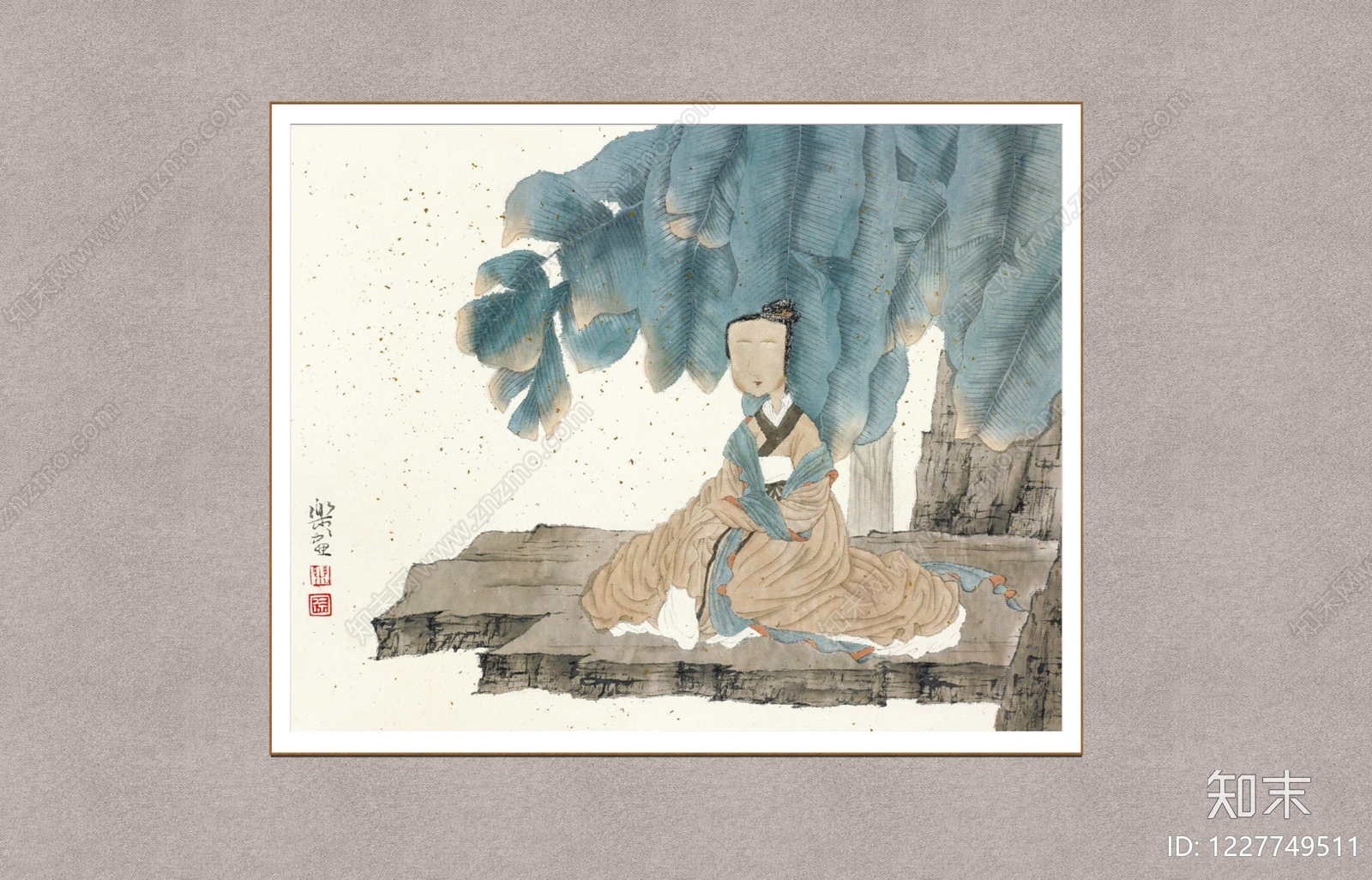 中式画框SU模型下载【ID:1227749511】