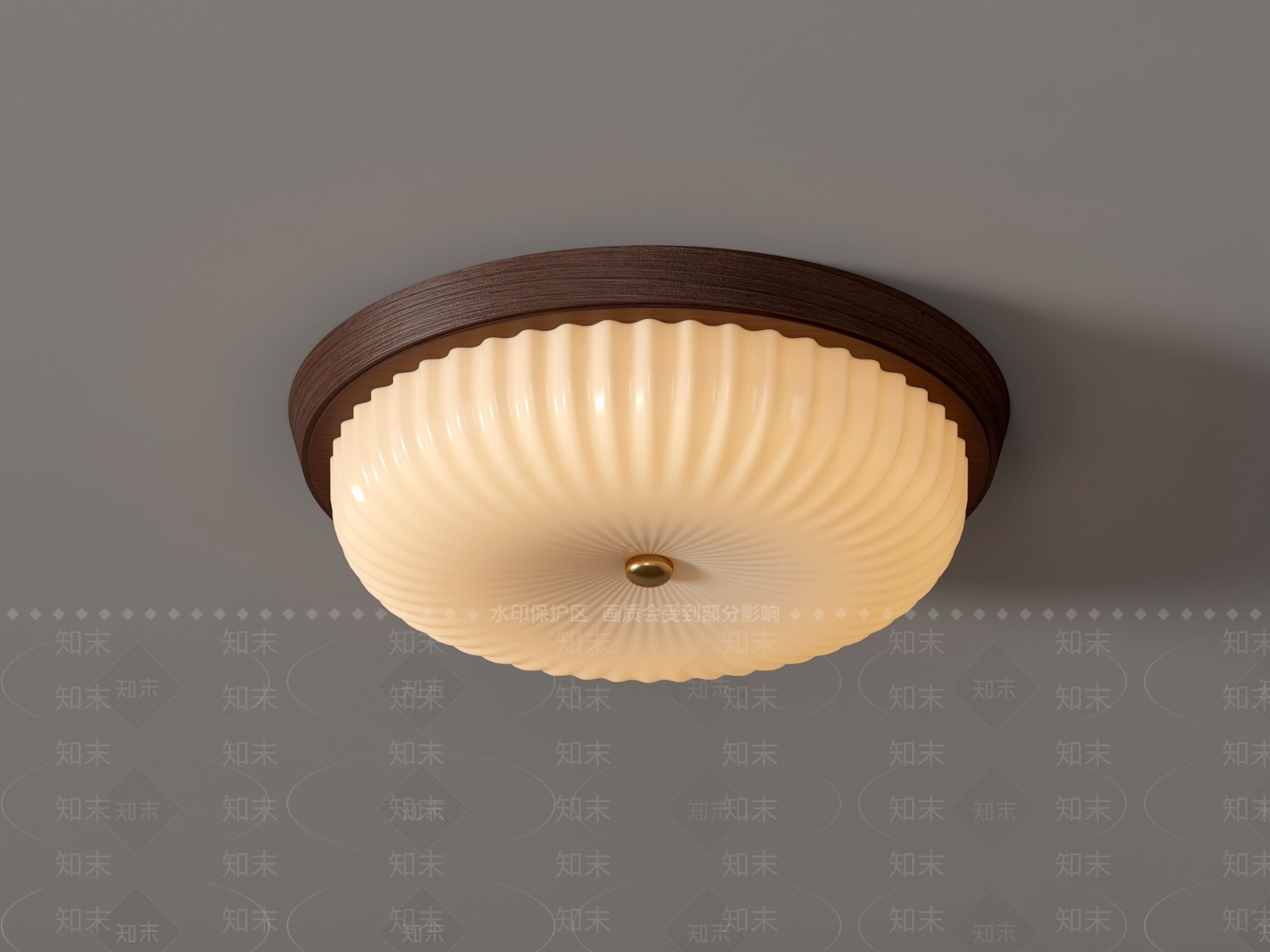 中古风客厅吸顶灯3D模型下载【ID:1227866226】