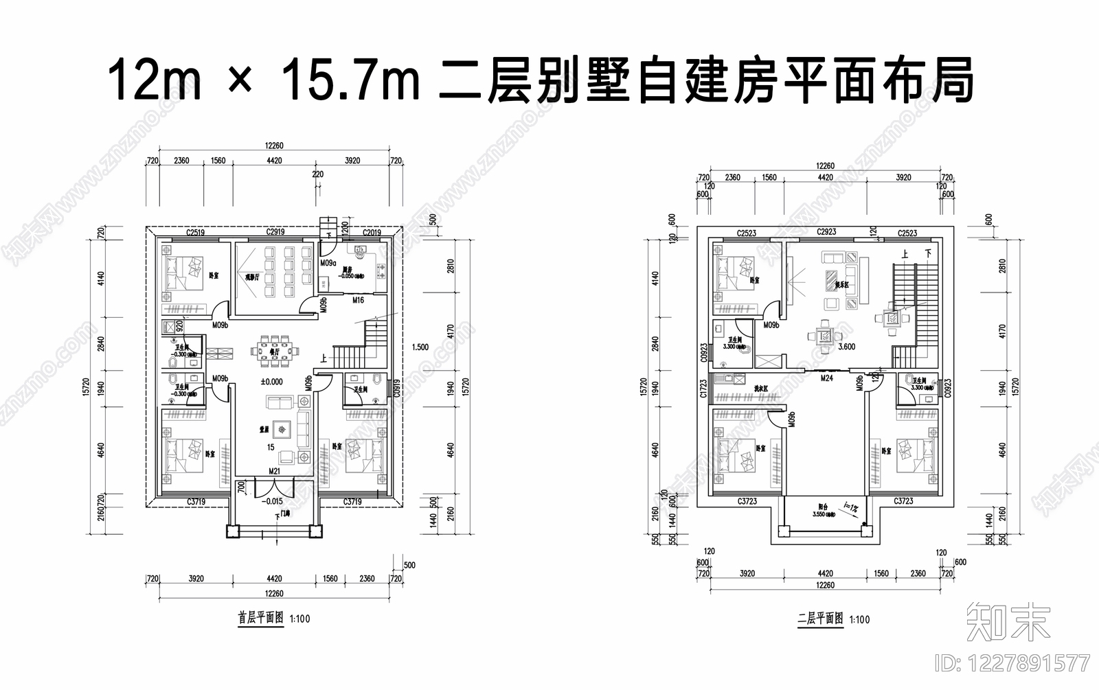 建筑平面布置图CAD图纸