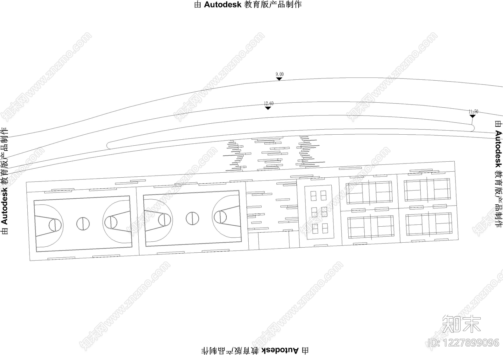 景观平面图cad施工图下载【ID:1227899096】