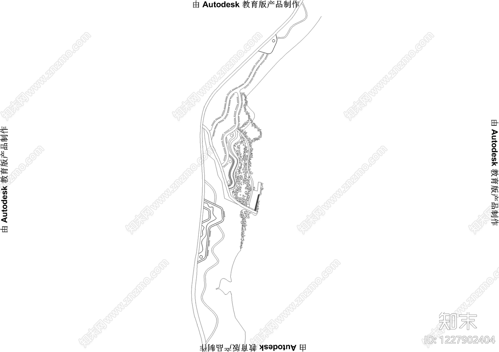 景观平面图cad施工图下载【ID:1227902404】