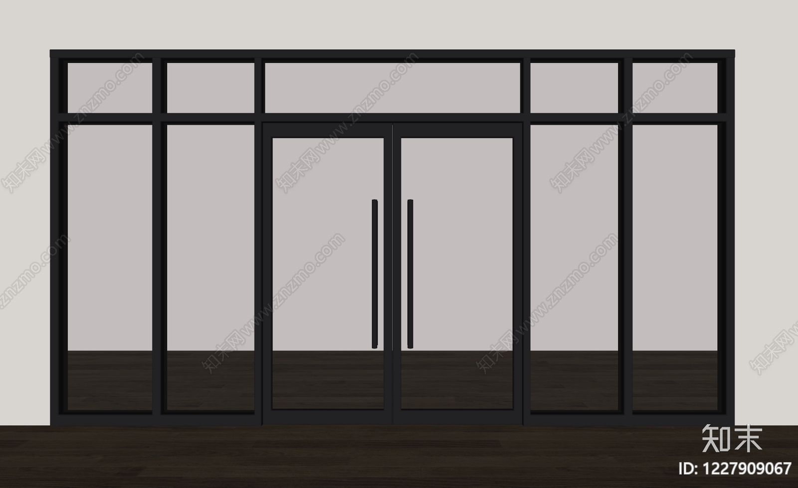 极简双开门SU模型下载【ID:1227909067】