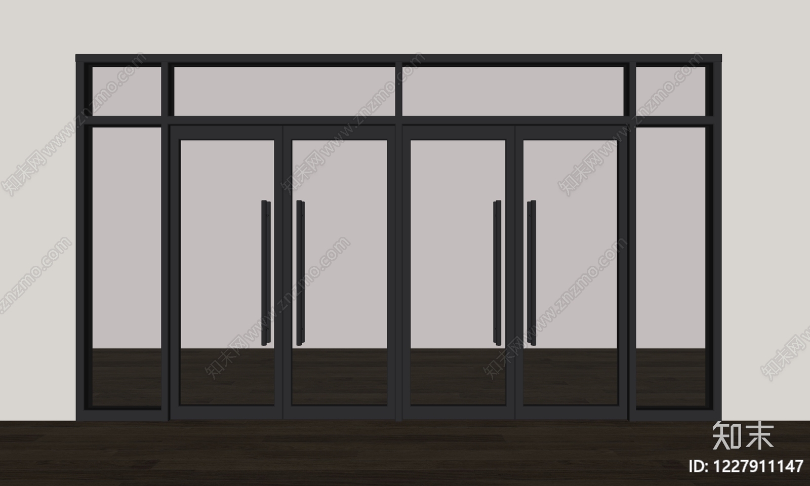 极简双开门SU模型下载【ID:1227911147】